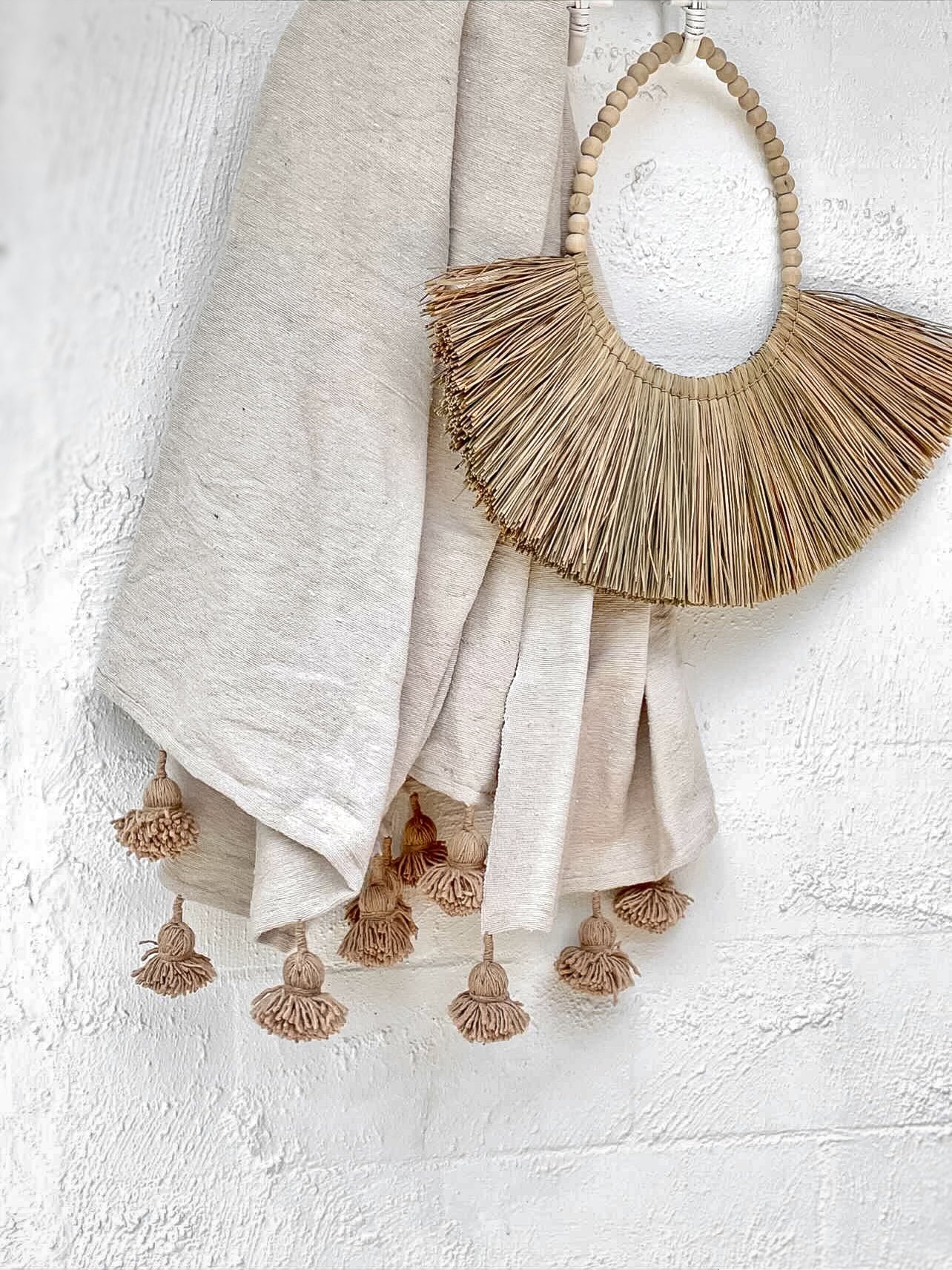 Moroccan Pom Pom Throw Blanket - Dakhla - Wander & Wild Home