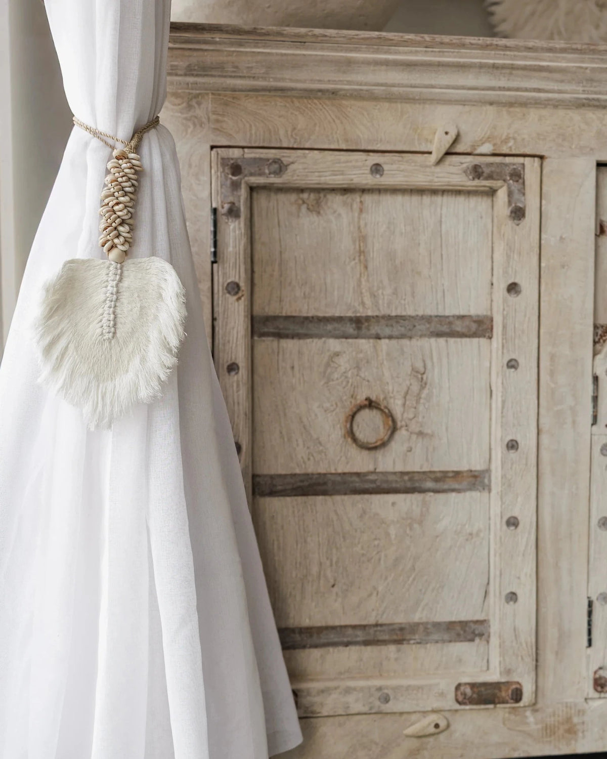 Nala | Macrame Leaf Shell Tassel - Wander & Wild Home