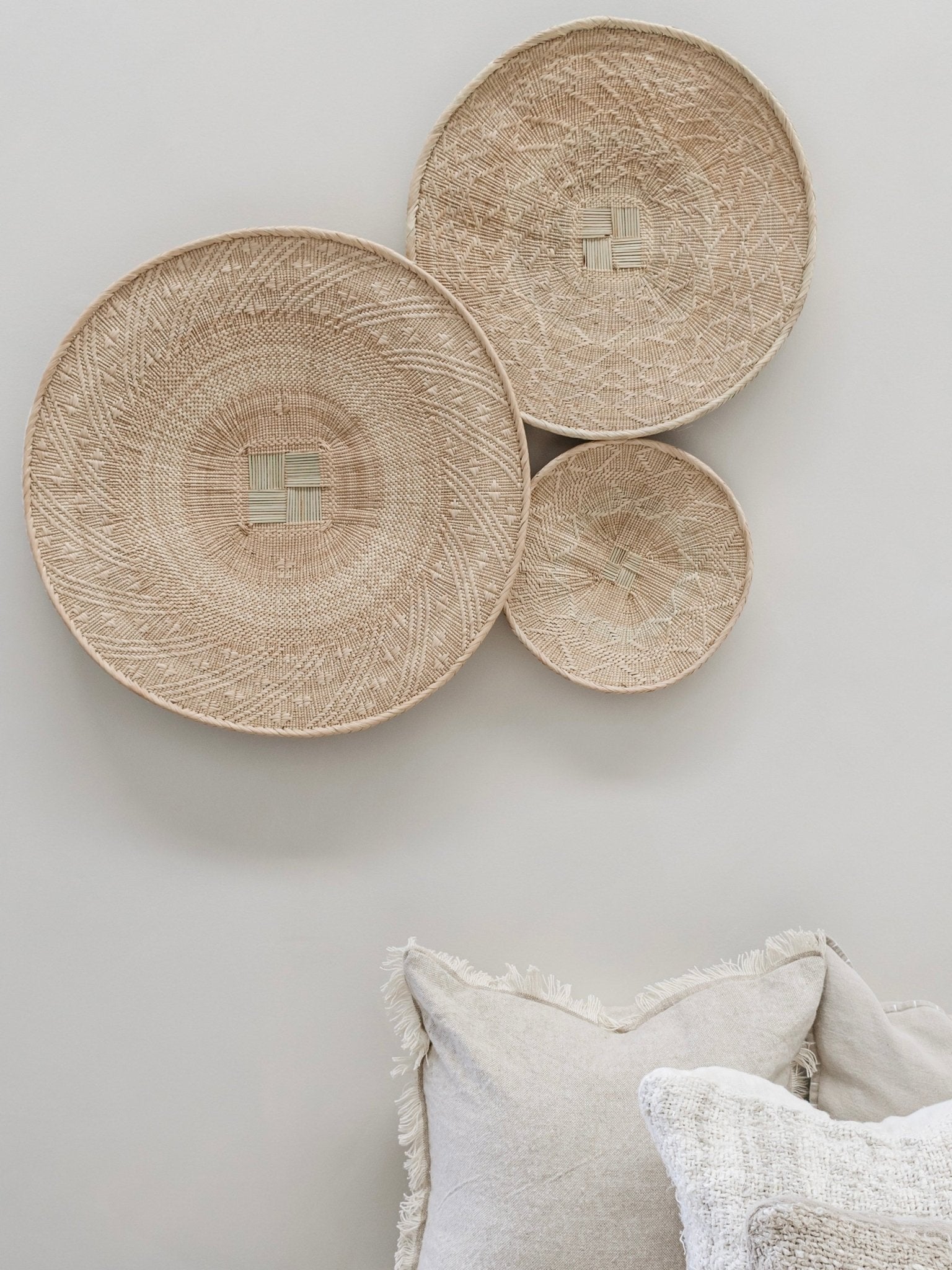 Natural Binga Basket - Set Of 3 - Wander & Wild Home
