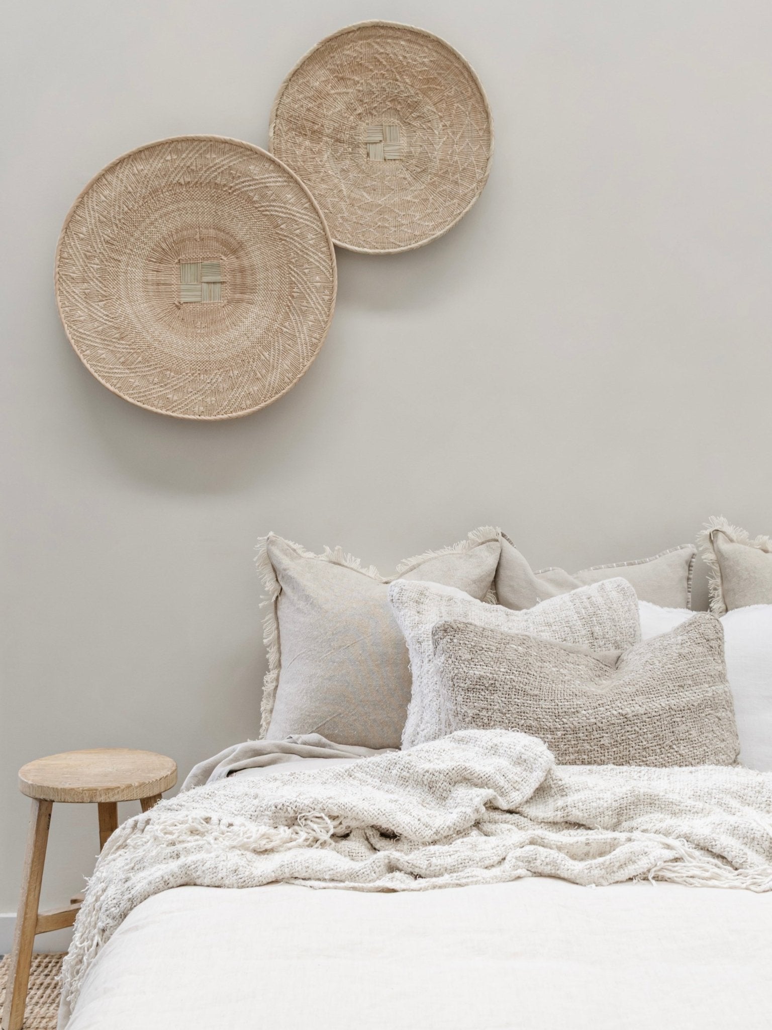 Natural Binga Baskets - Set Of 2 - Wander & Wild Home