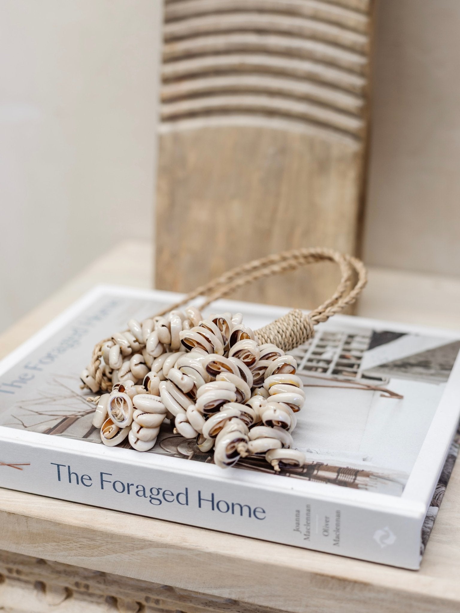 Oceana Cowrie Shell Tassel - Wander & Wild Home