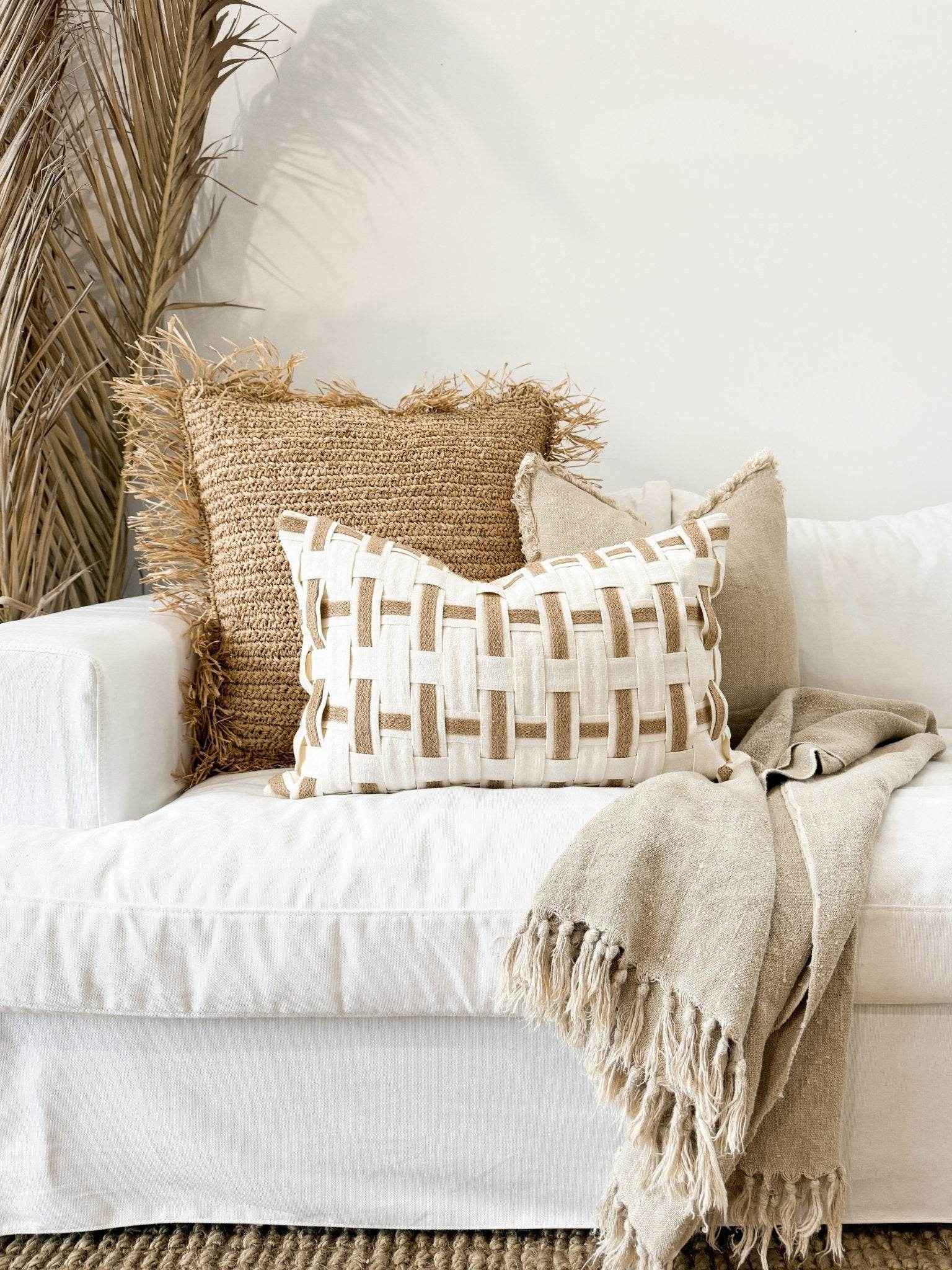 Ohana Raffia Scatter Cushions