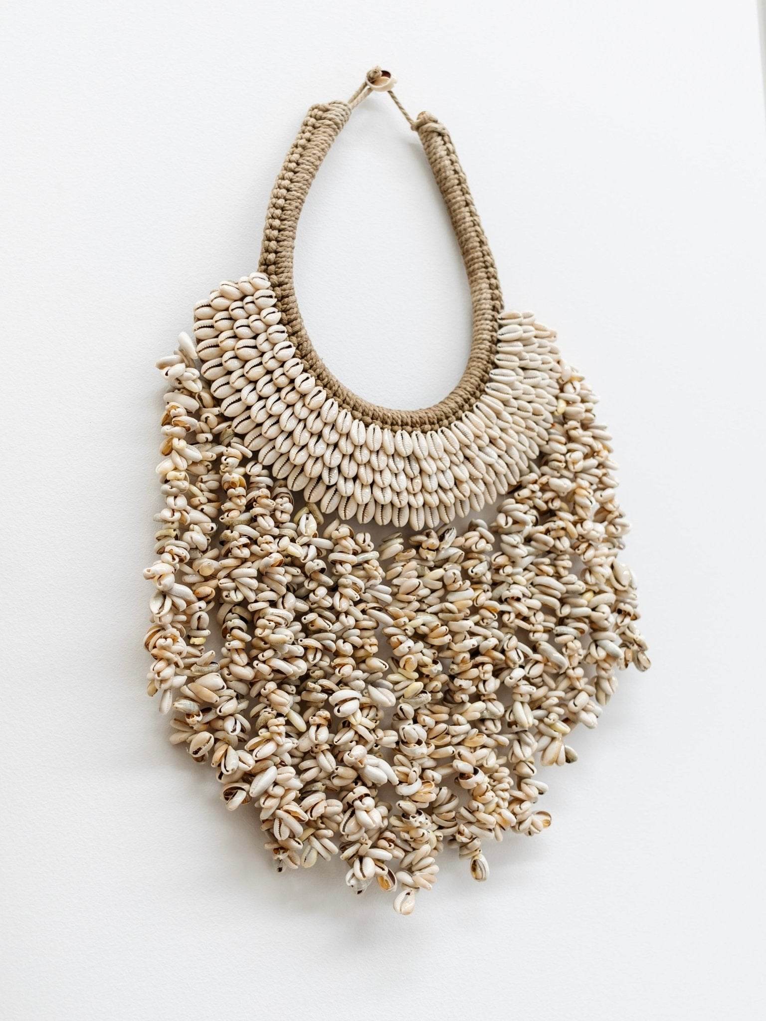 Pierre Cowrie Shell Hanging - Wander & Wild Home