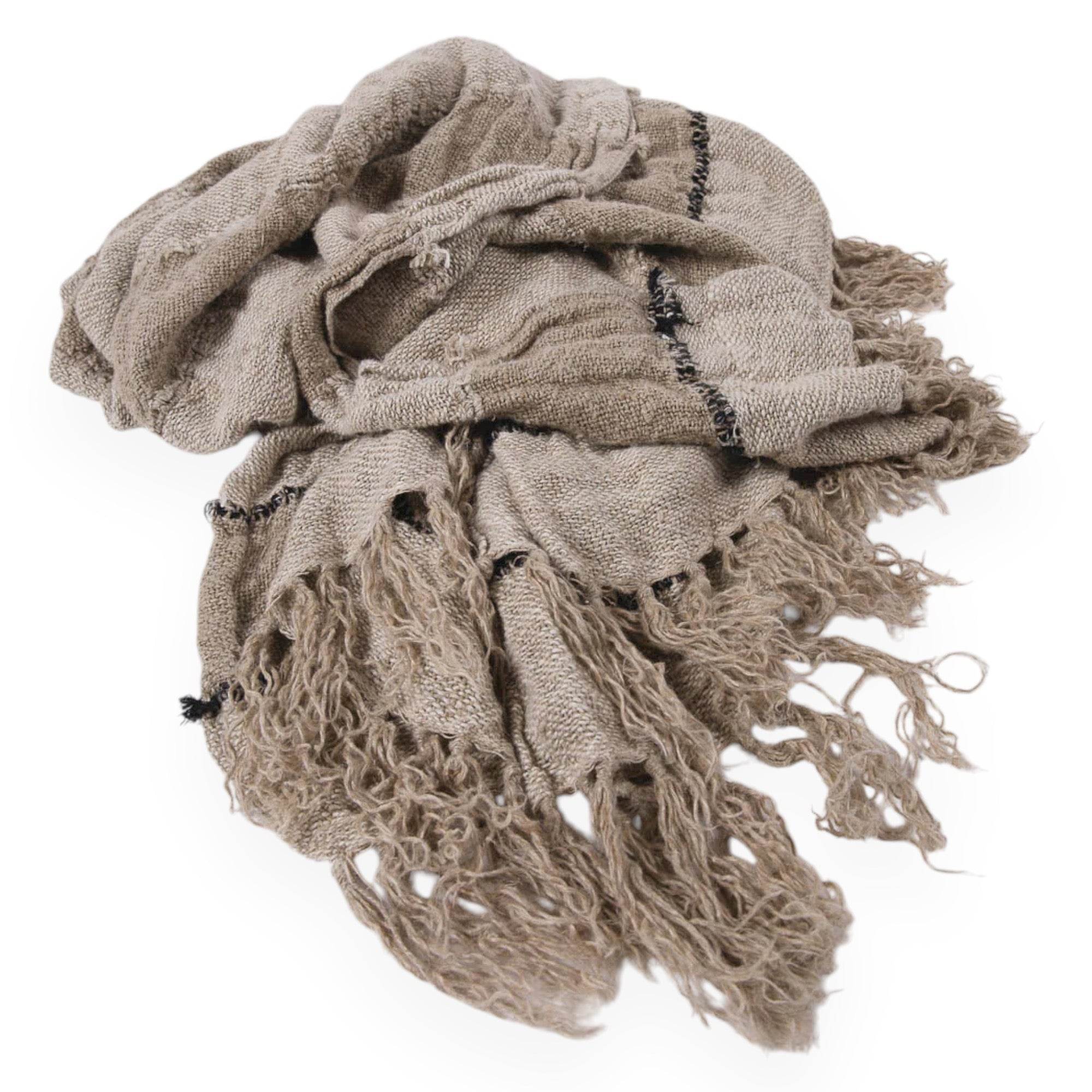 Retreat Linen Throw - Wander & Wild Home