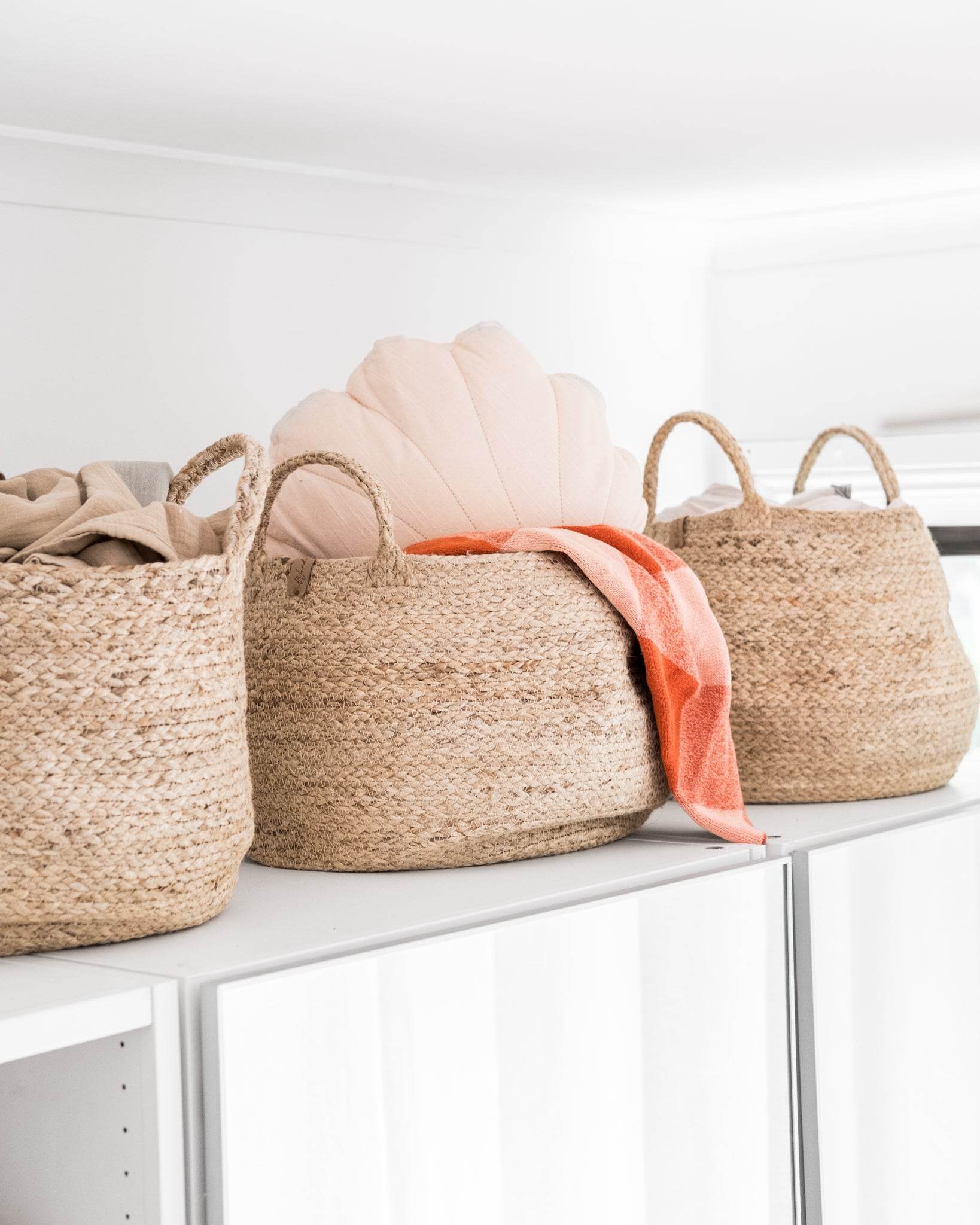 Round Jute Baskets | Natural - Wander & Wild Home