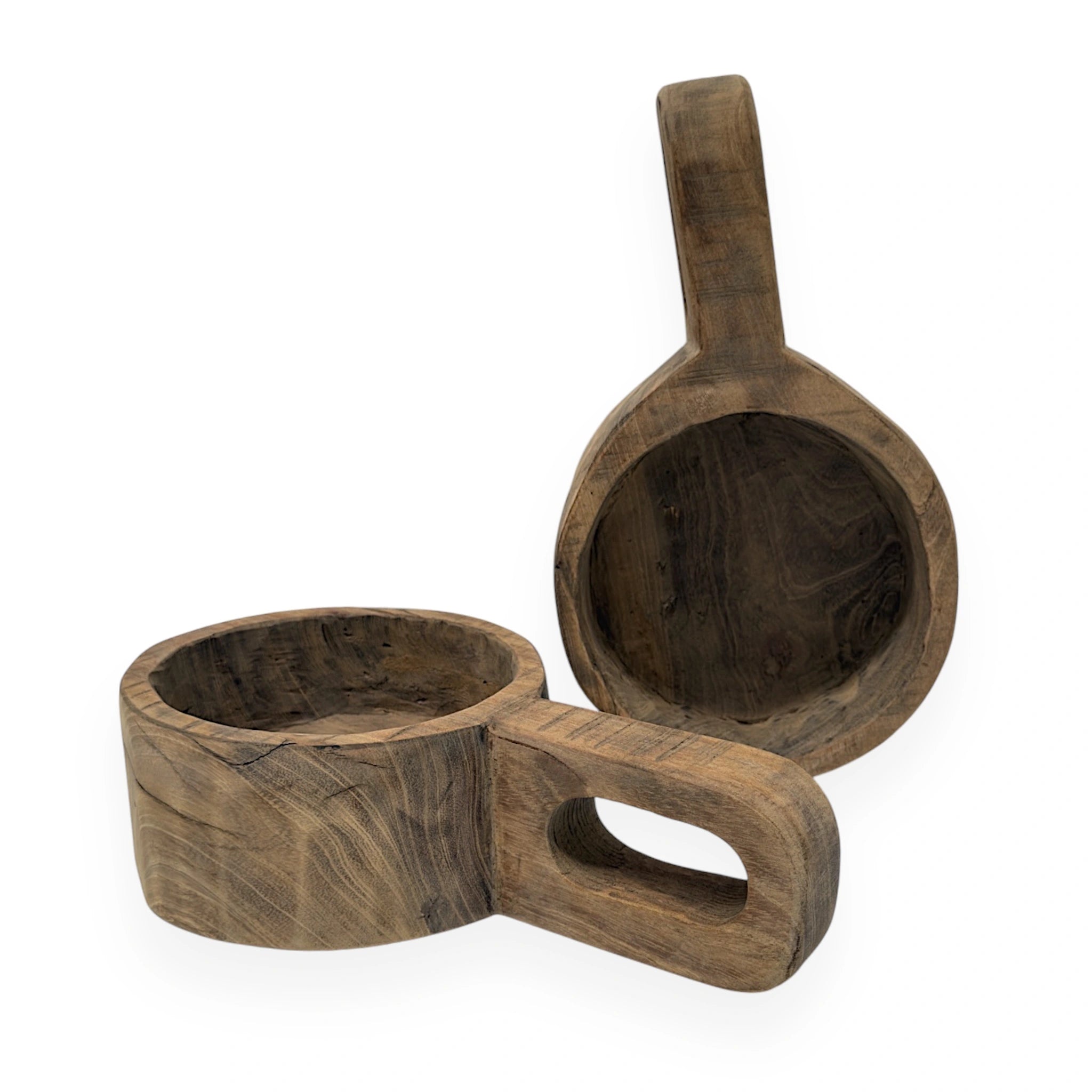 Indian Wooden Handled Display Dish