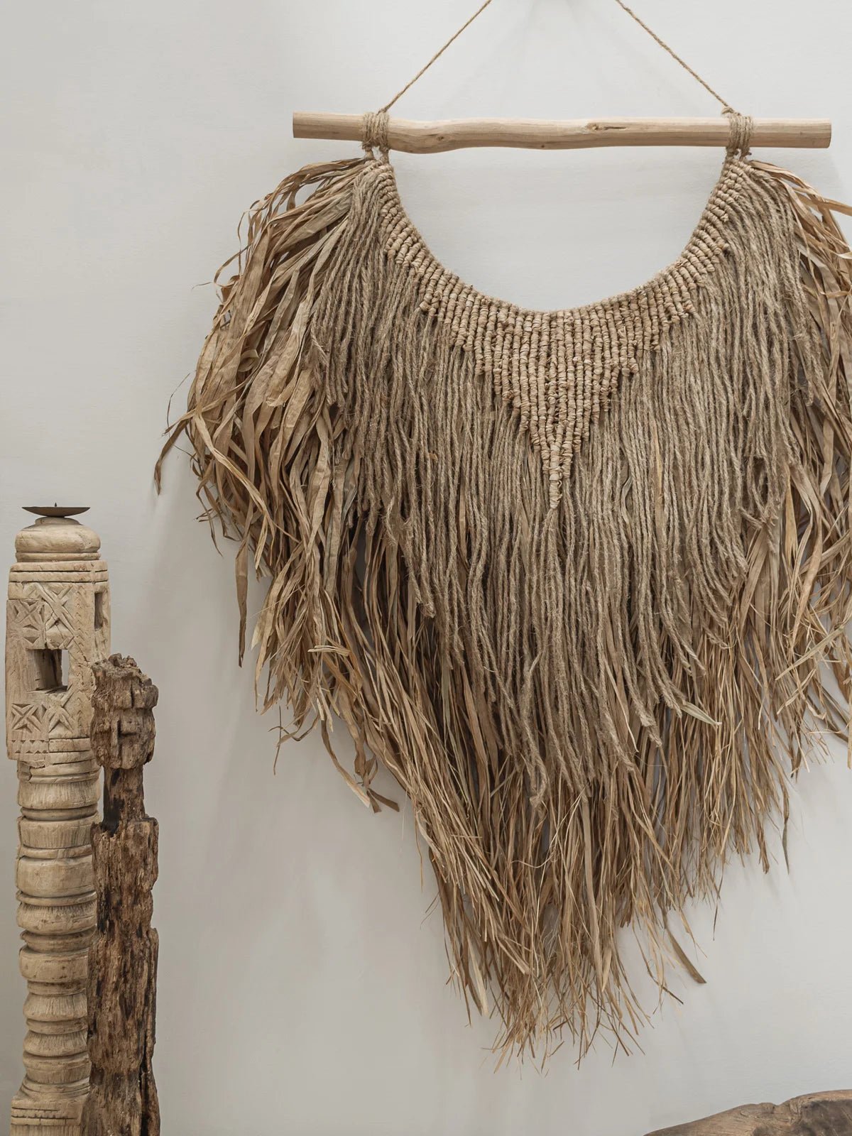Sari | Raffia Jute Wall Hanging - Wander & Wild Home