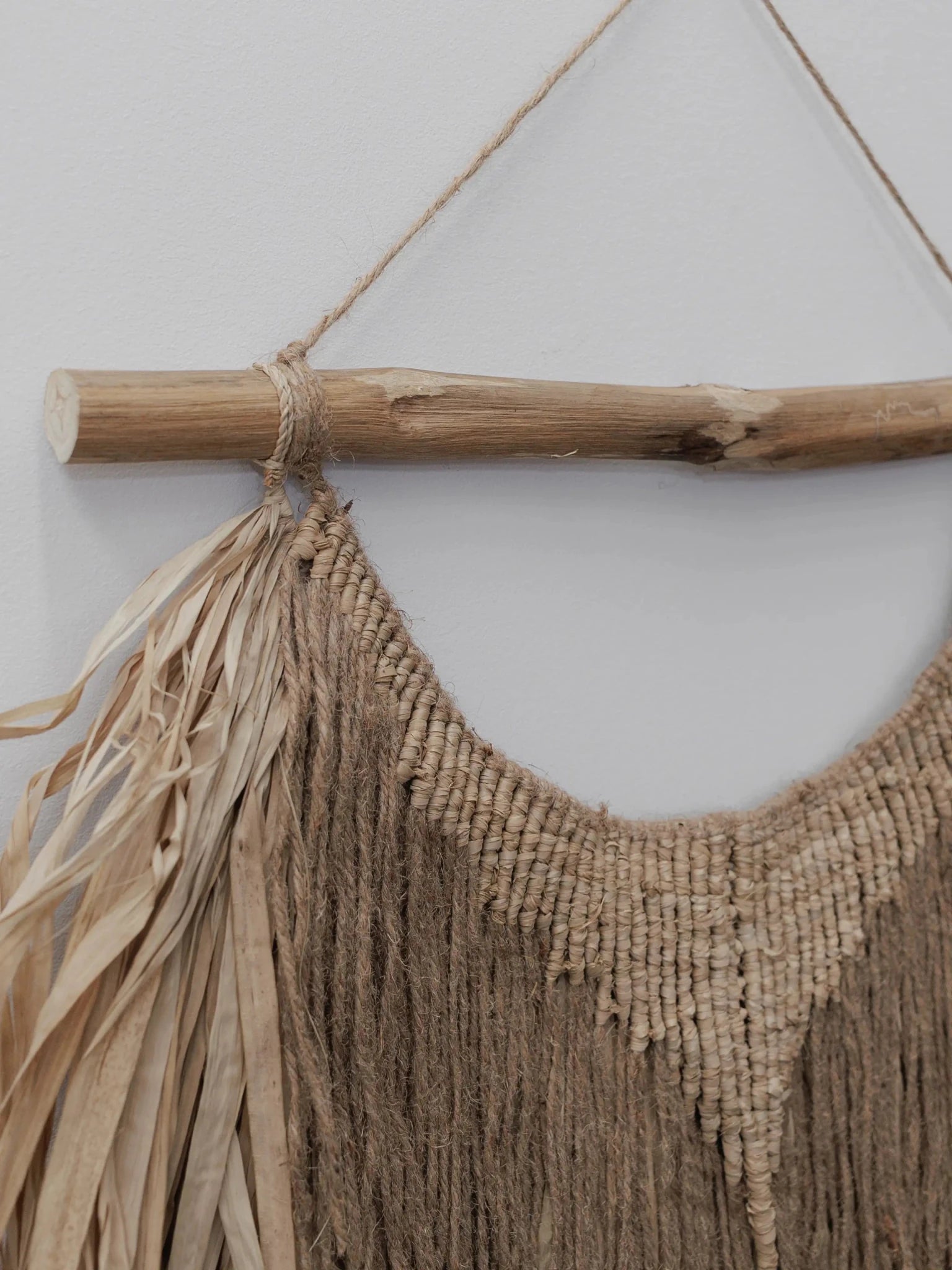 Sari | Raffia Jute Wall Hanging - Wander & Wild Home