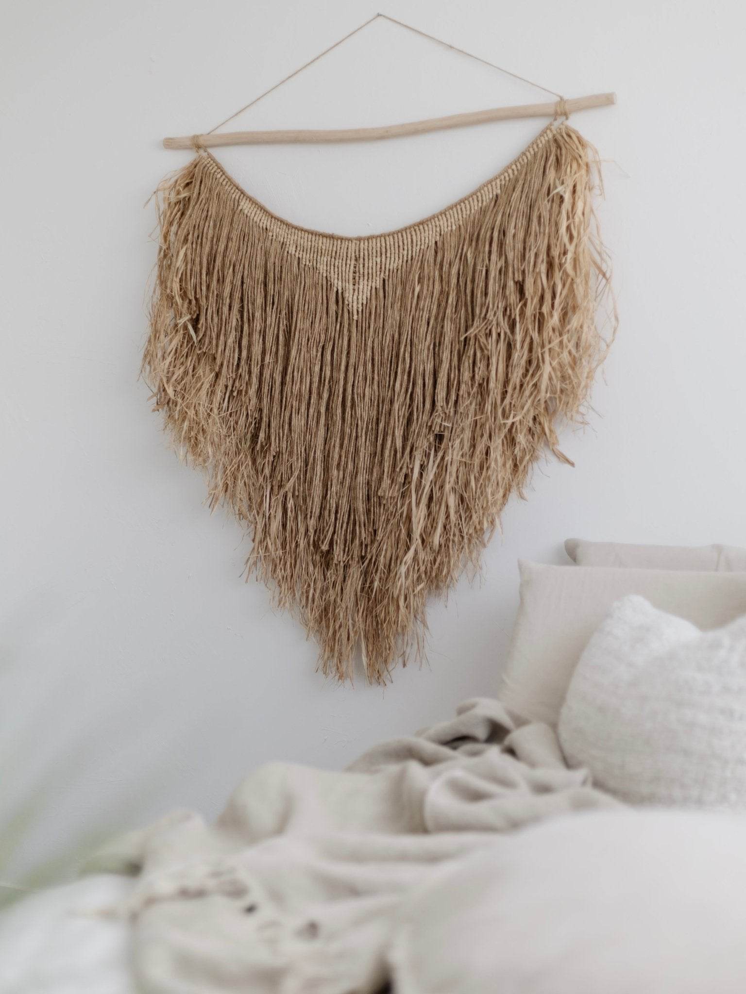 Sari-raya Woven Jute Hanging - Wander & Wild Home