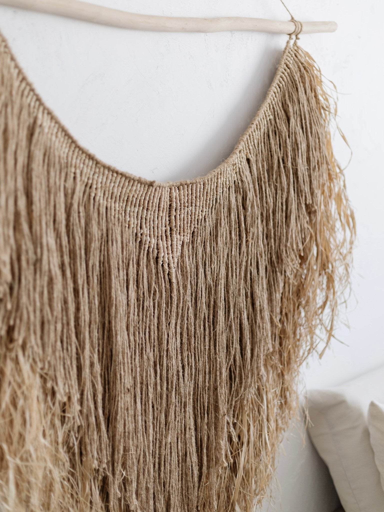 Sari-raya Woven Jute Hanging - Wander & Wild Home