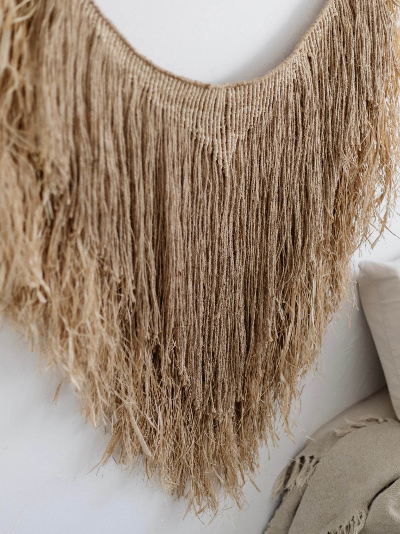 Sari-raya Woven Jute Hanging - Wander & Wild Home