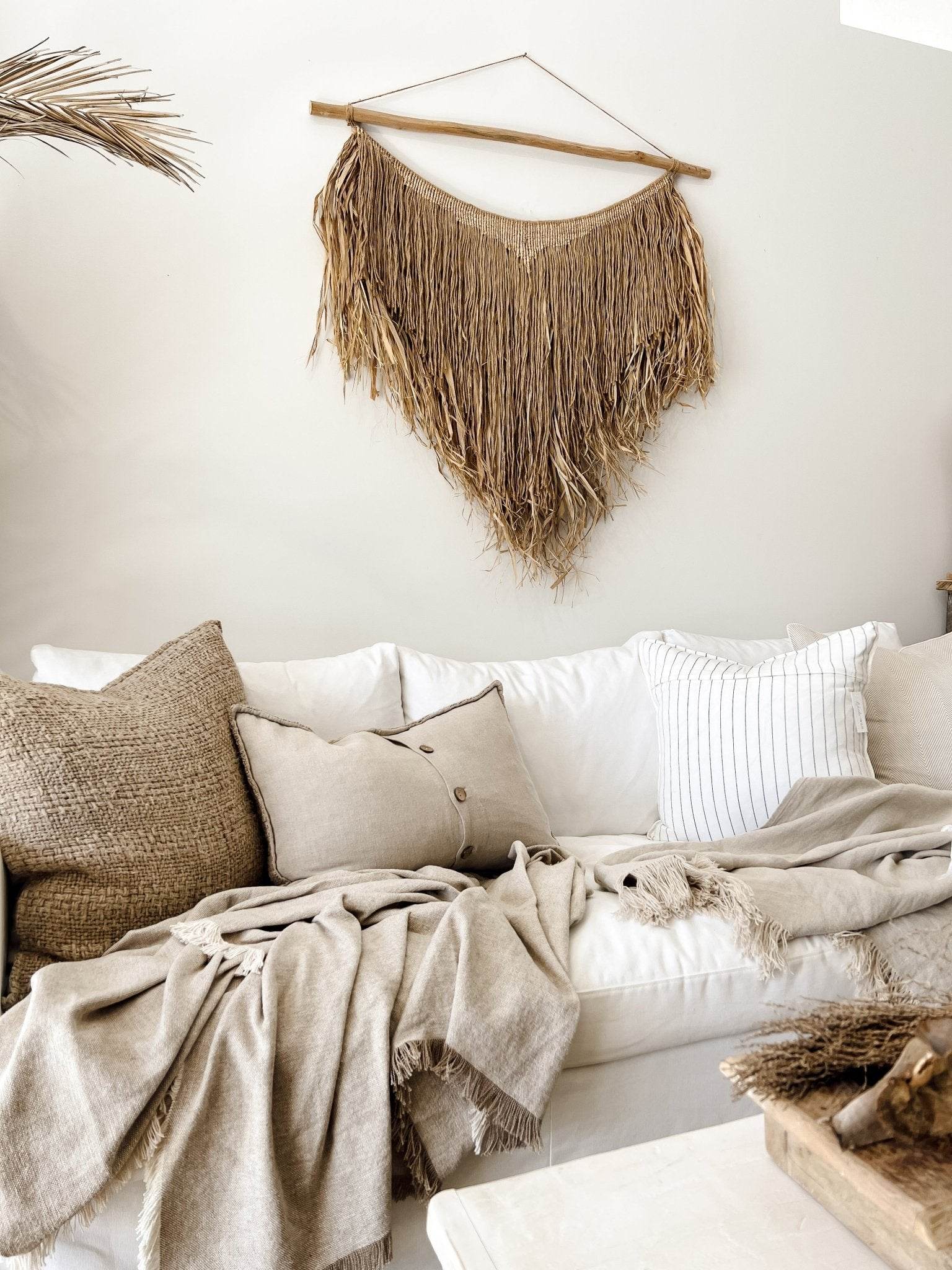 Sari-raya Woven Jute Hanging - Wander & Wild Home