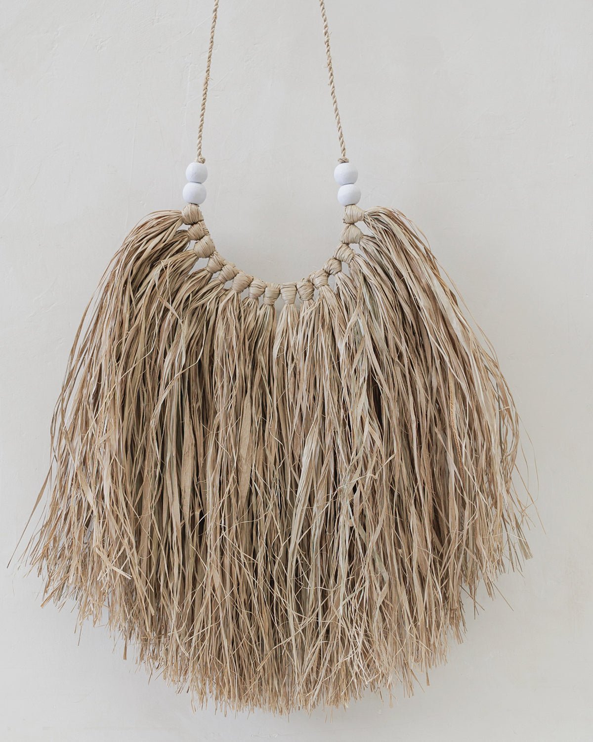 Sela | Raffia Wall Tassel Hanging - Wander & Wild Home