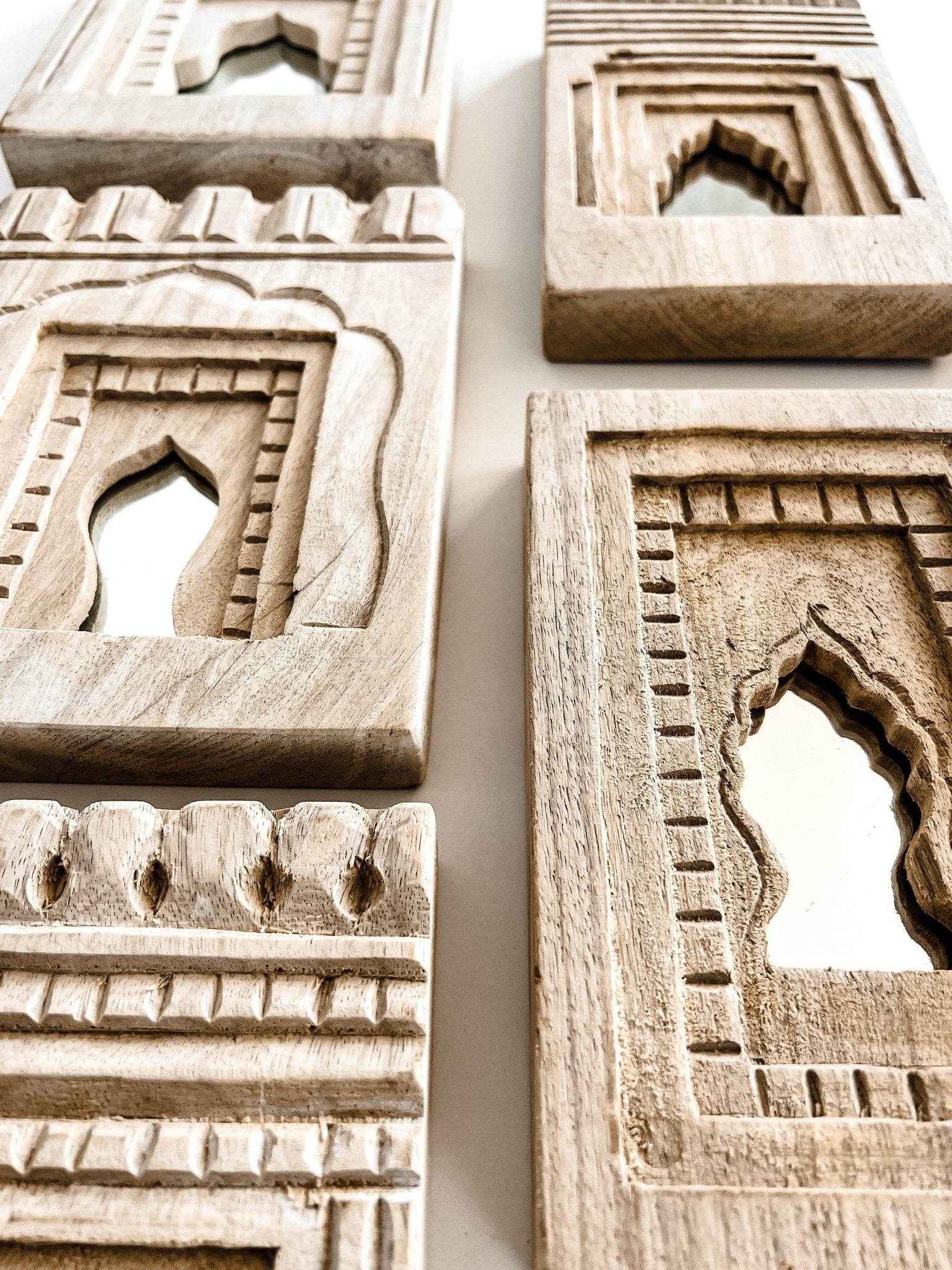 Curated Indian Temple Mirror Sets