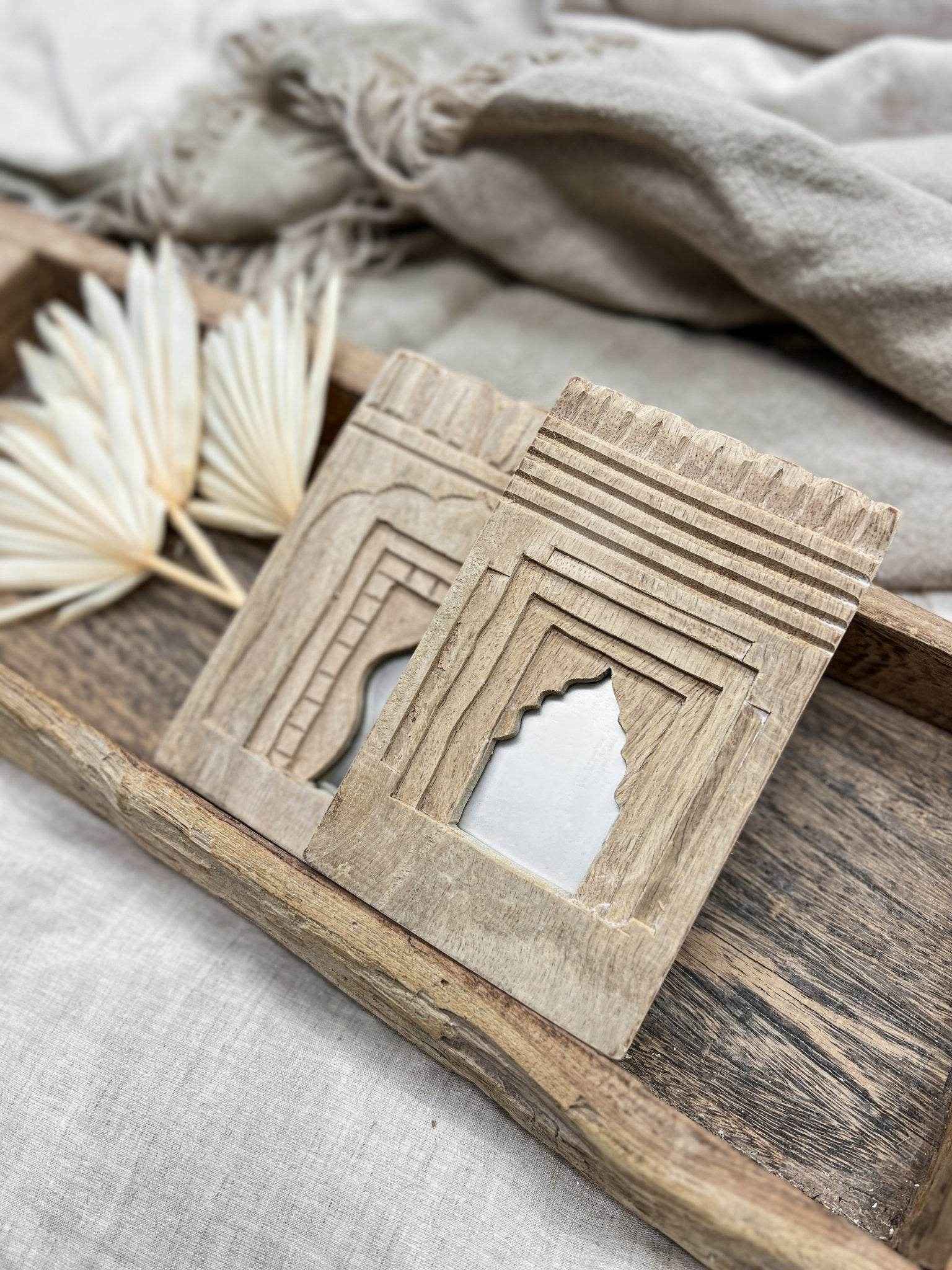 Curated Indian Temple Mirror Sets