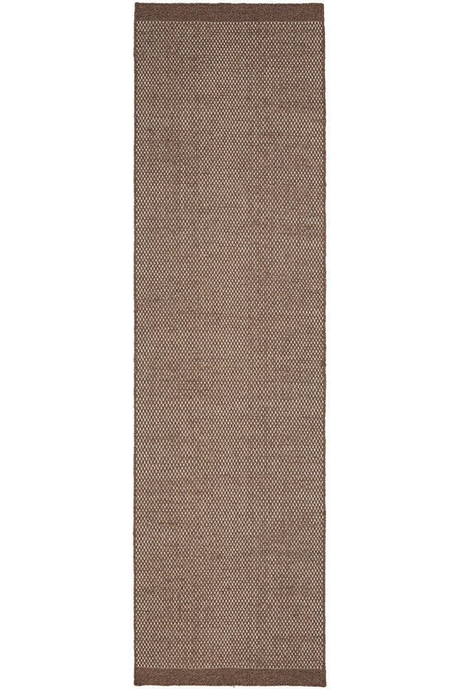 Bark Walnut runner rug full design