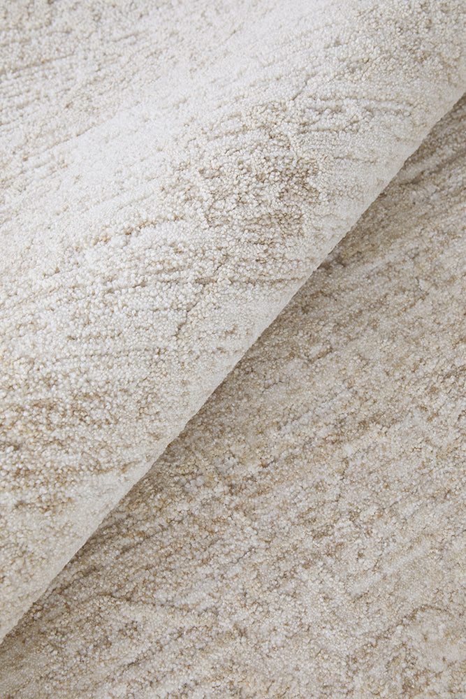 Steph and Gian Flora Husk rug texture