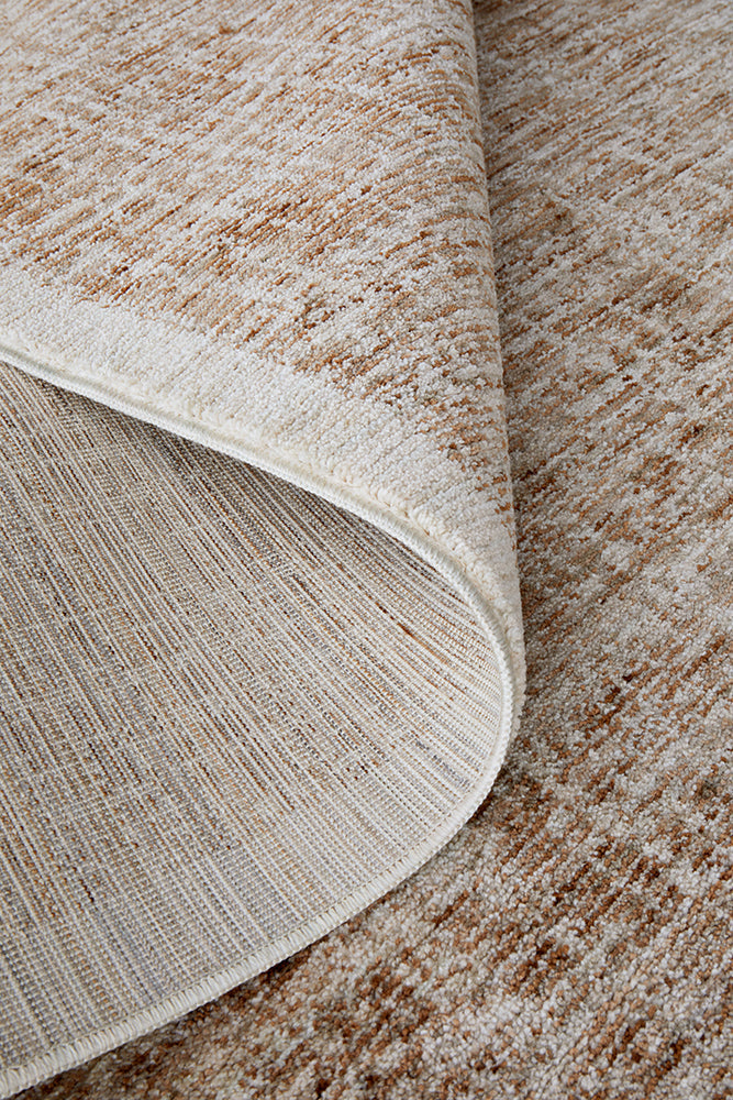 Meadow Cardamom caramel and tan rug detail