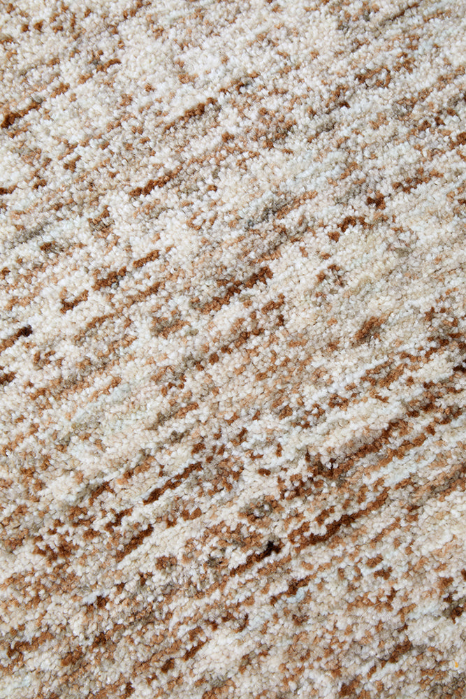 Meadow Malt neutral rug styled view