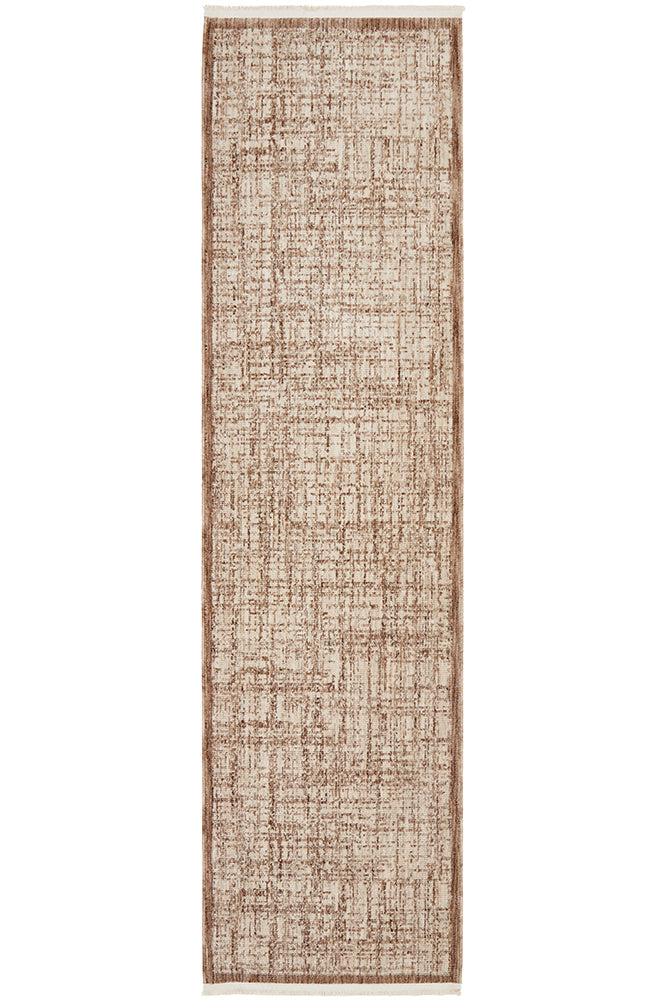 Steph and Gian Meadow Malt runner styled in a neutral interior