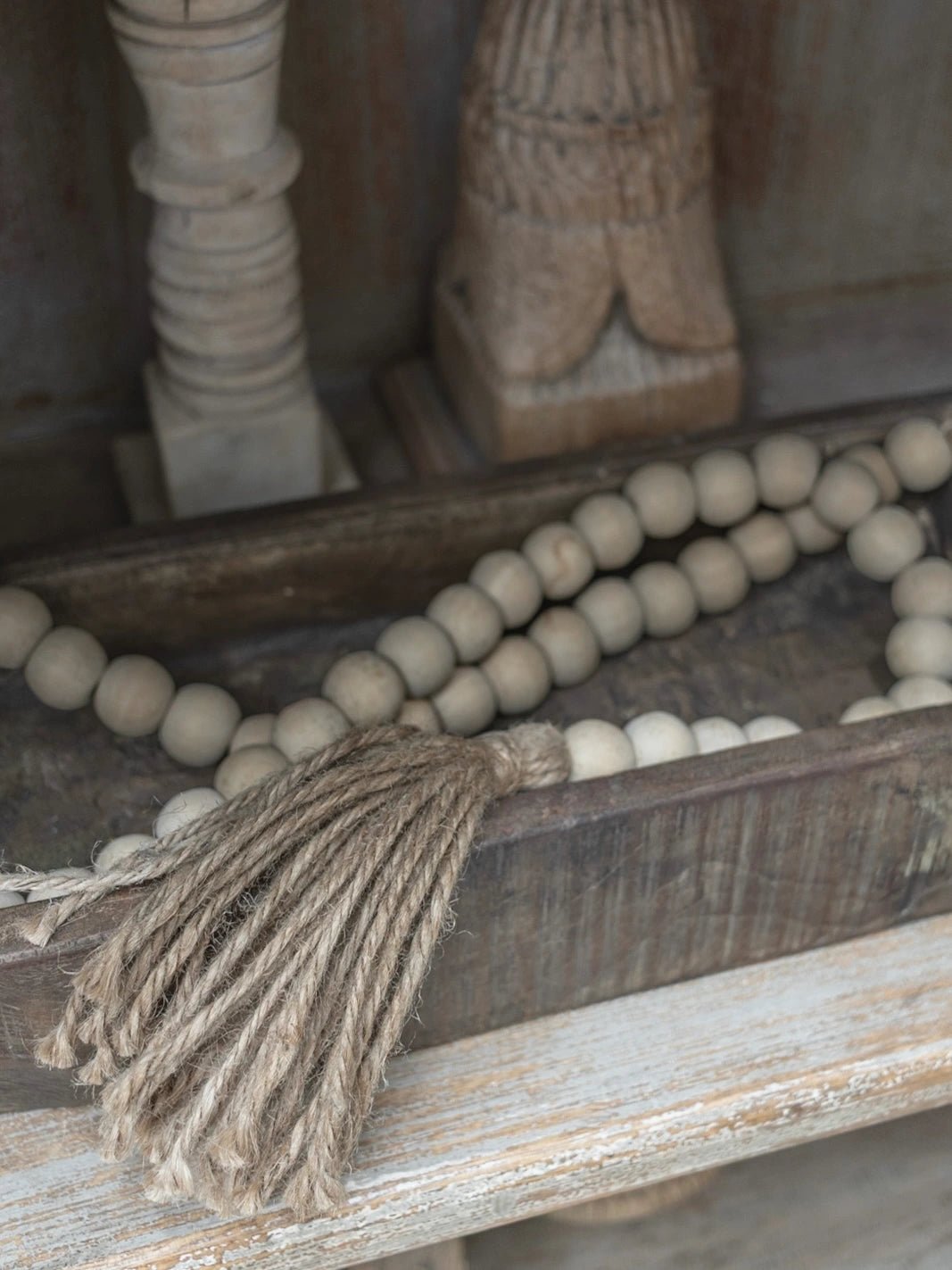 Tala | Timber Bead & Jute Garland - Wander & Wild Home