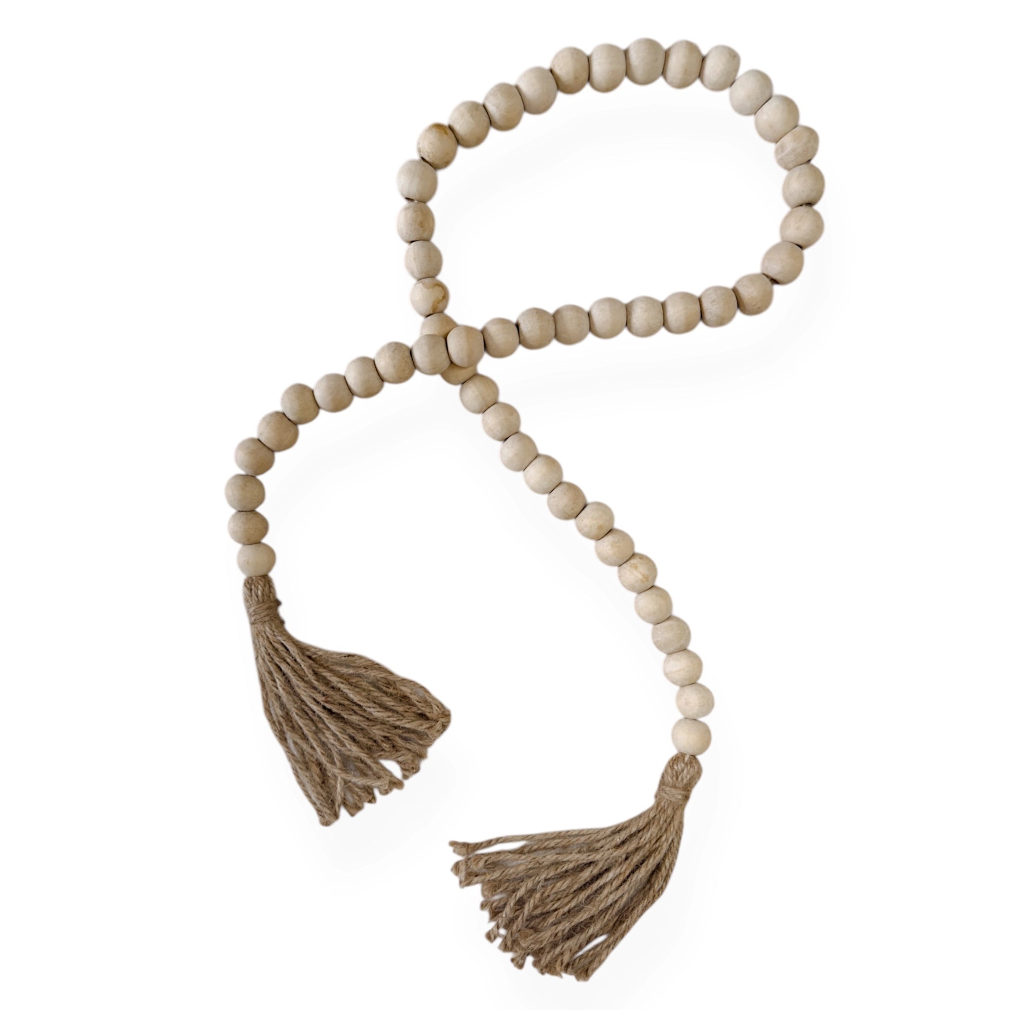 Tala | Timber Bead & Jute Garland - Wander & Wild Home