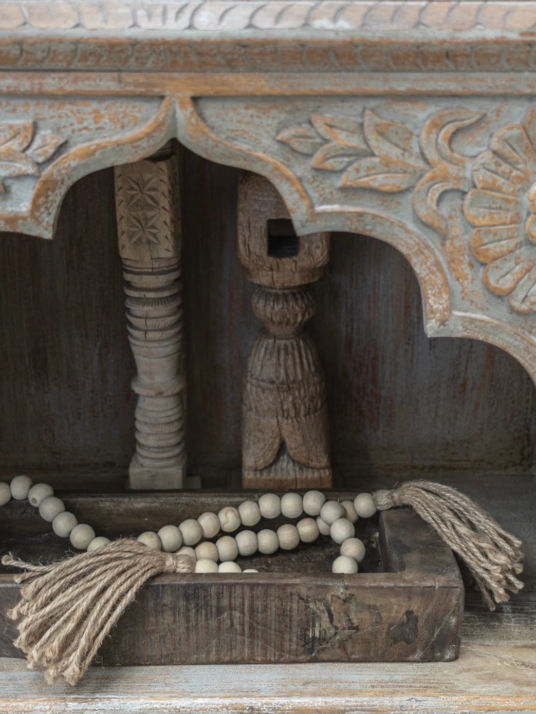 Tala | Timber Bead & Jute Garland - Wander & Wild Home