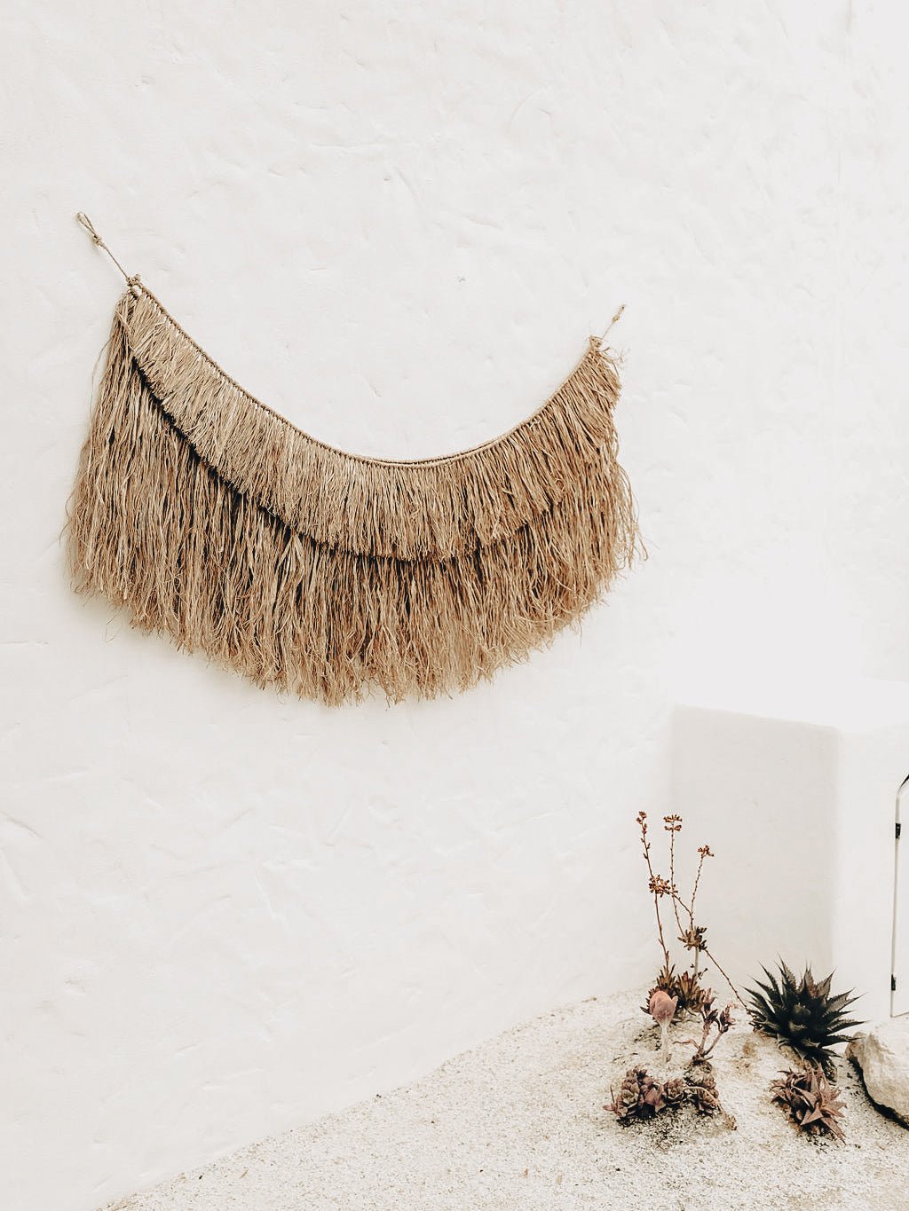 Tirai | Raffia Wall Hanging - Wander & Wild Home