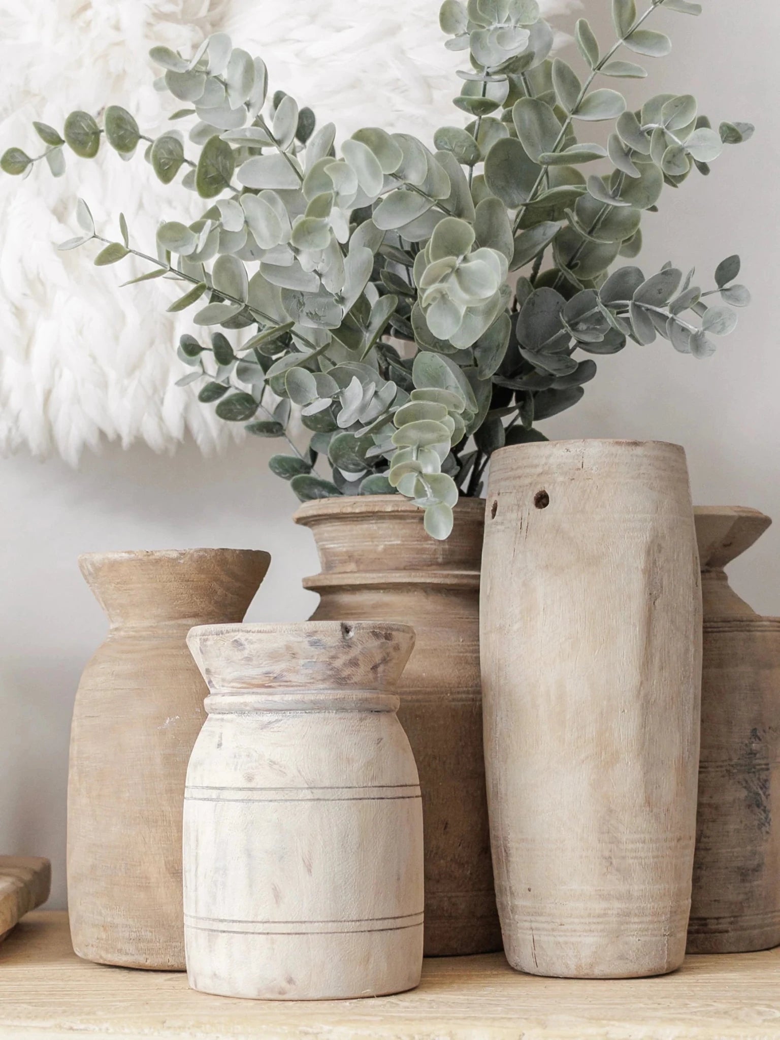 Vintage Indian Bottle Pot | Natural - Wander & Wild Home