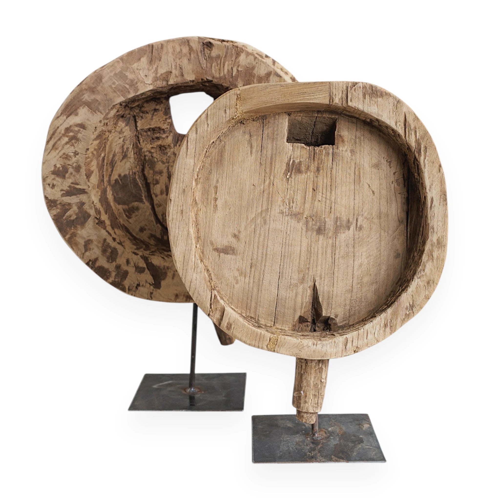 Vintage Indian Bowl on Stand - Wander & Wild Home