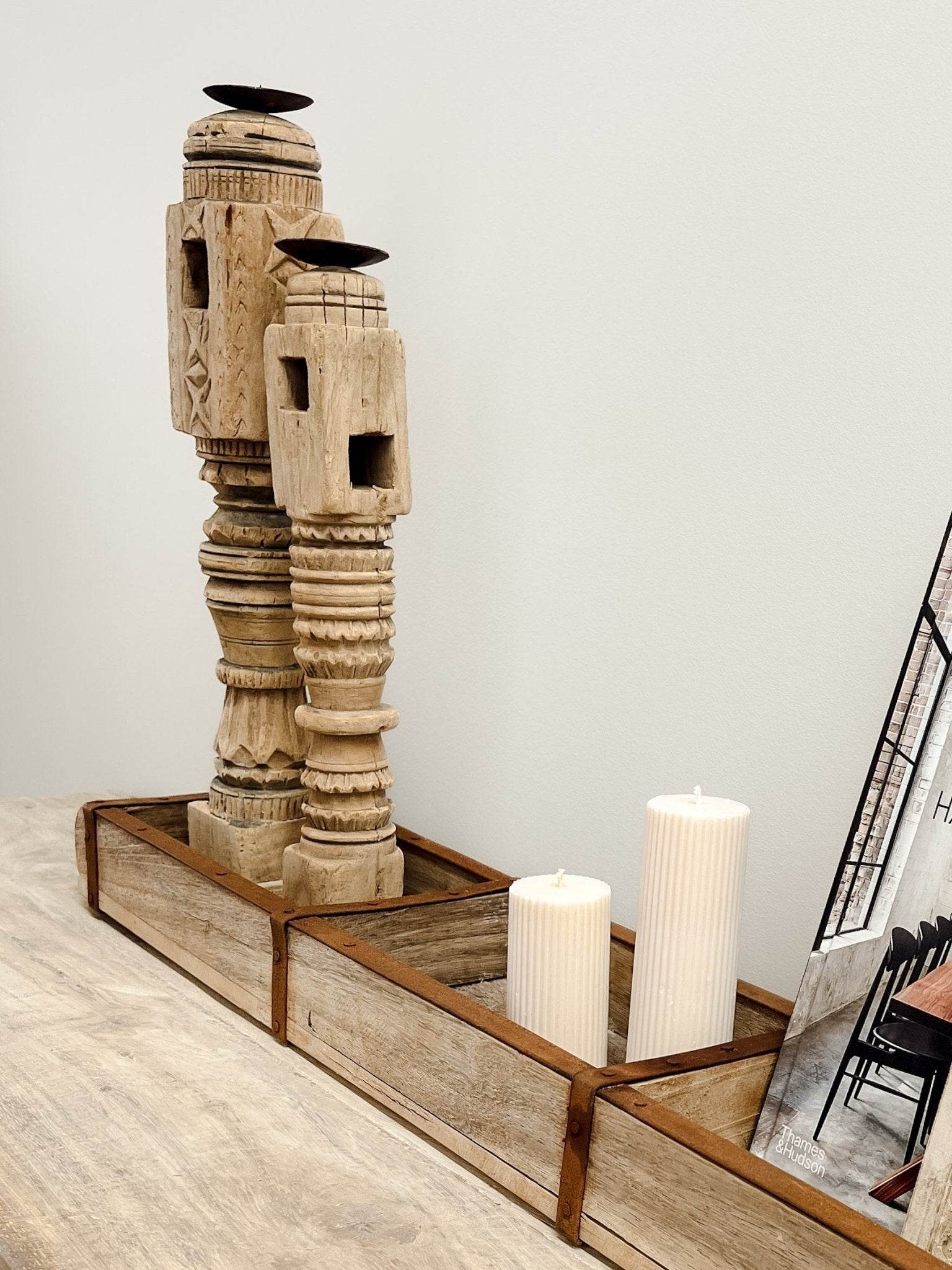 Vintage Indian Brick Moulds -Triple - Wander & Wild Home