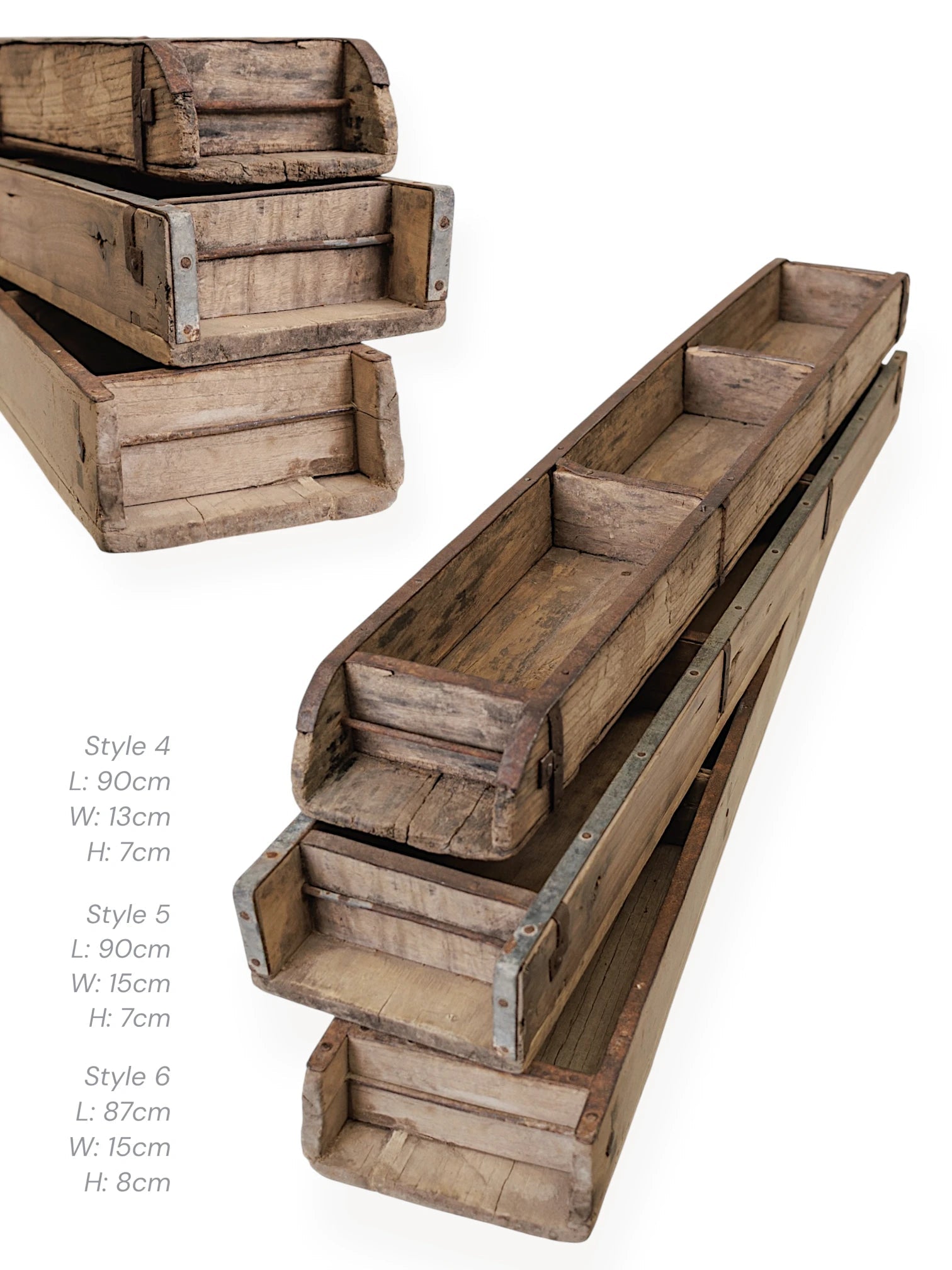 Vintage Indian Brick Moulds - Triple - Wander & Wild Home