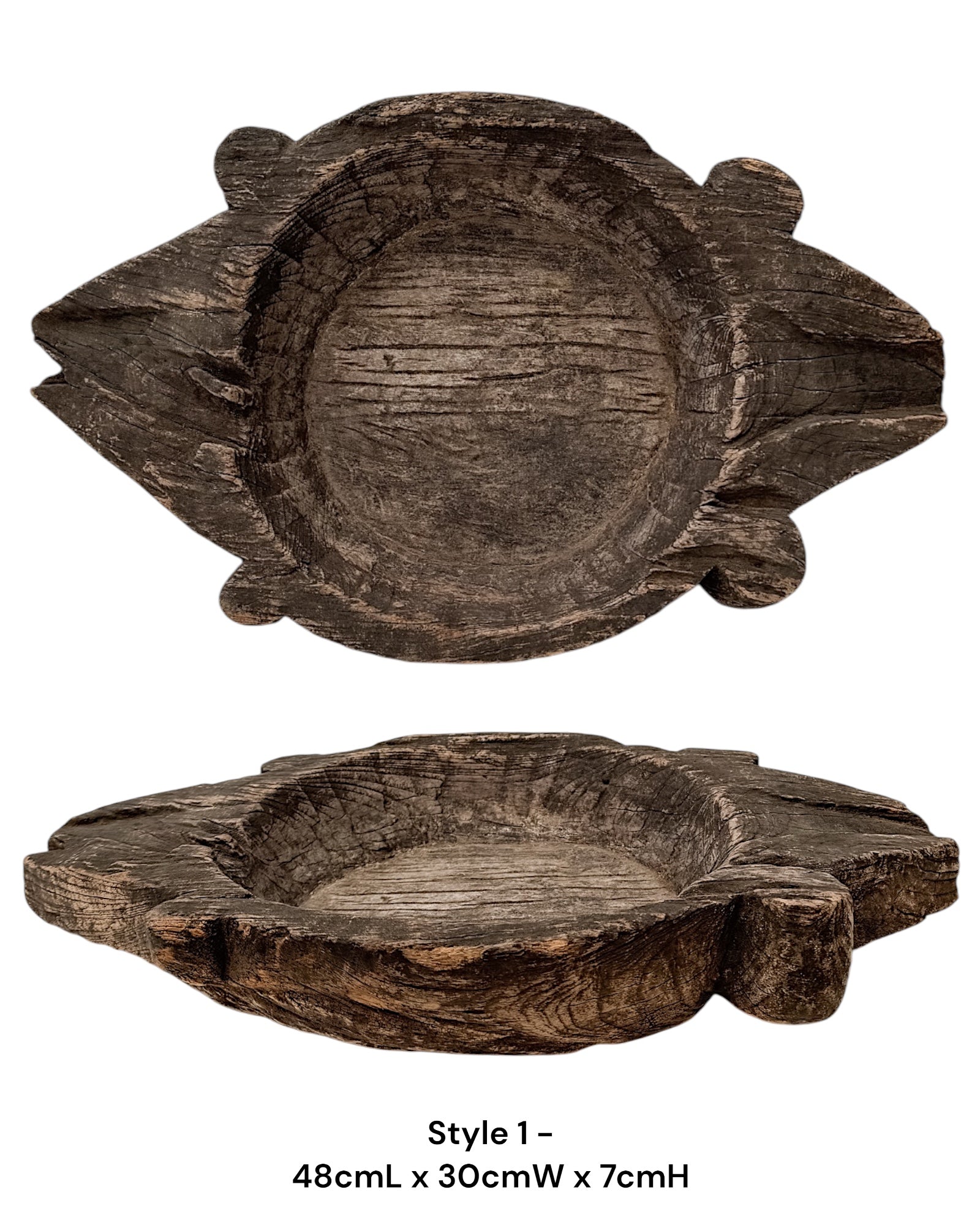 Vintage Indian Handled Parat Bowl - Rustic - Wander & Wild Home