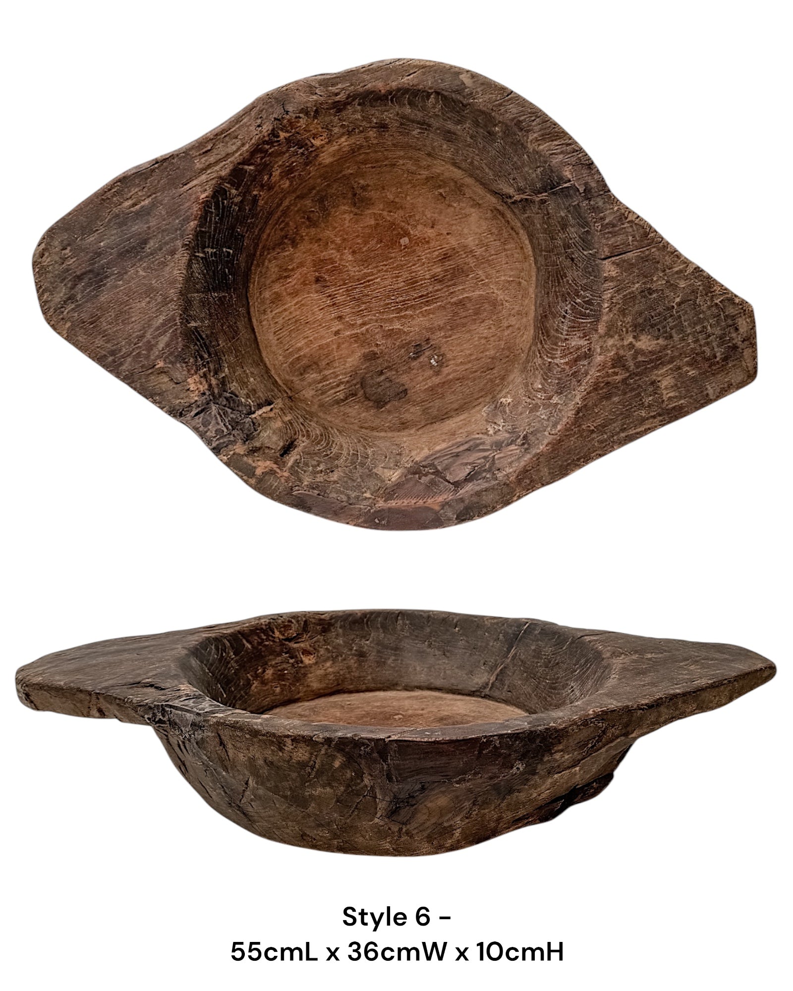 Vintage Indian Handled Parat Bowl - Rustic - Wander & Wild Home