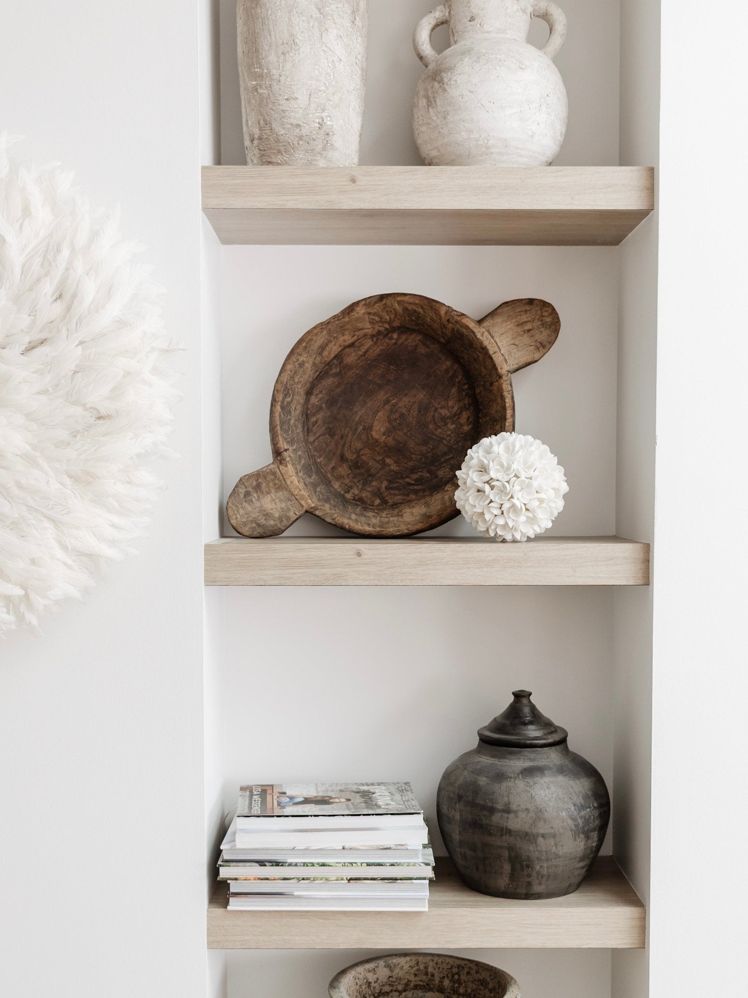 Vintage Indian Handled Parat Bowl - Rustic - Wander & Wild Home