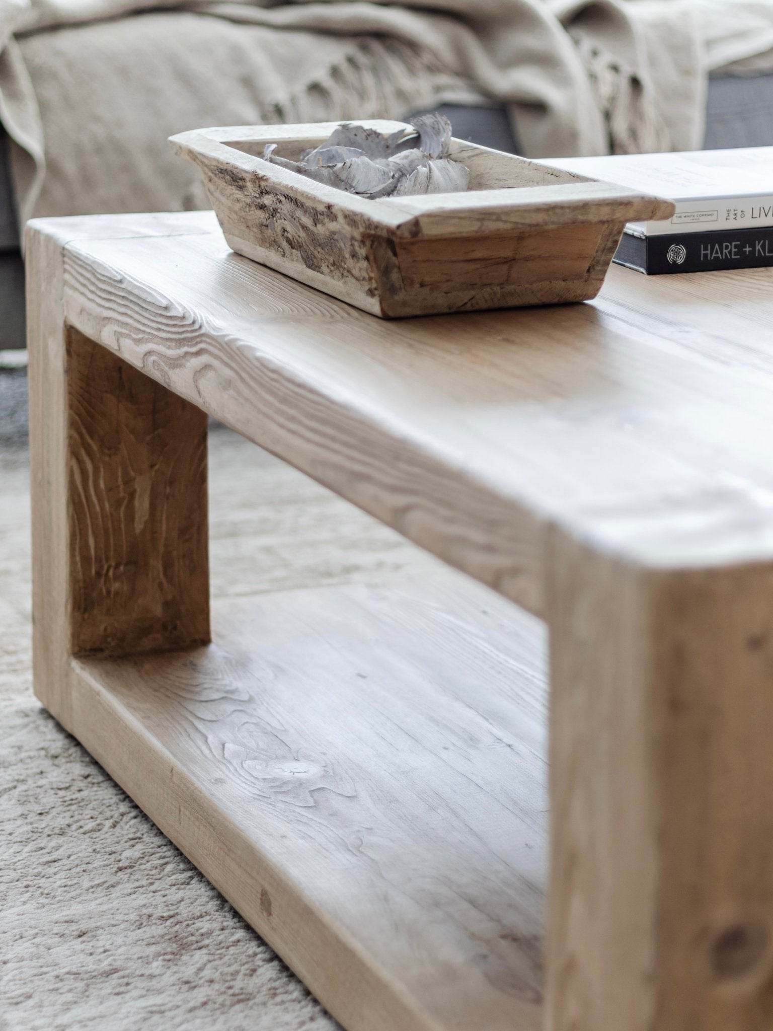 Vintage Indian Khaliya Wooden Tray -Standard - Wander & Wild Home