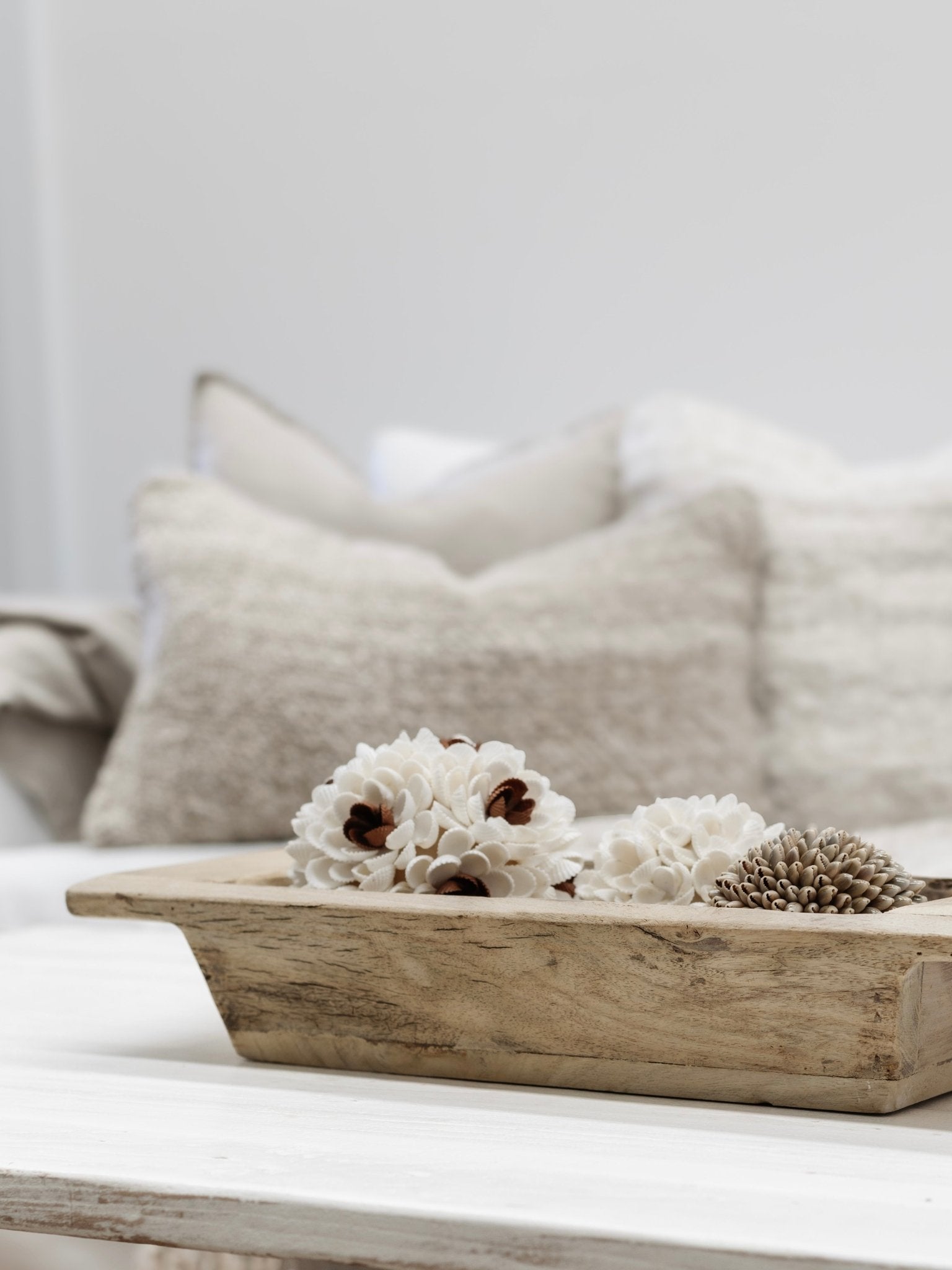 Vintage Indian Khaliya Wooden Tray - Standard - Wander & Wild Home