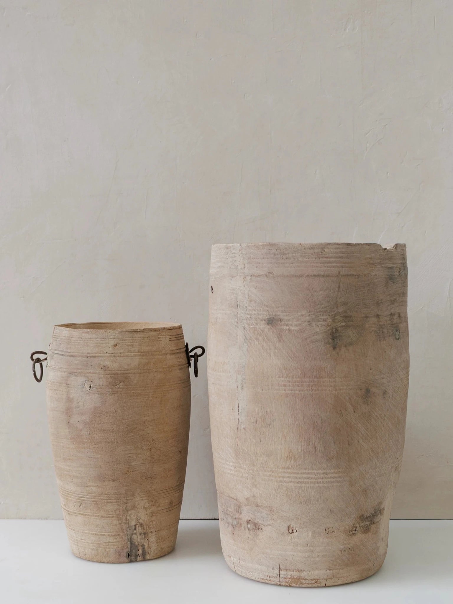 Vintage Indian Milk Pots | Natural - Wander & Wild Home