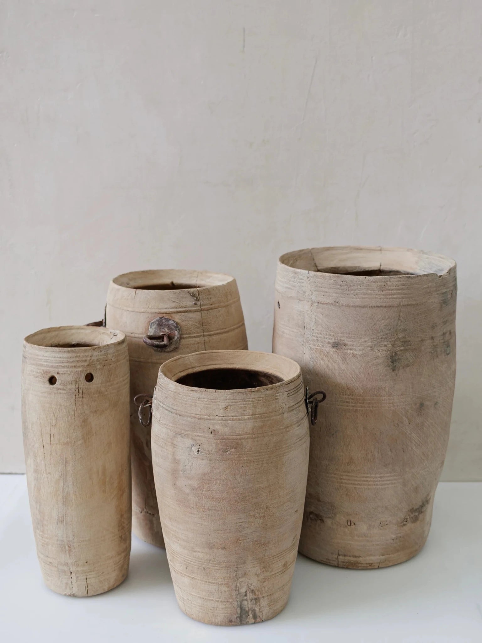Vintage Indian Milk Pots | Natural - Wander & Wild Home
