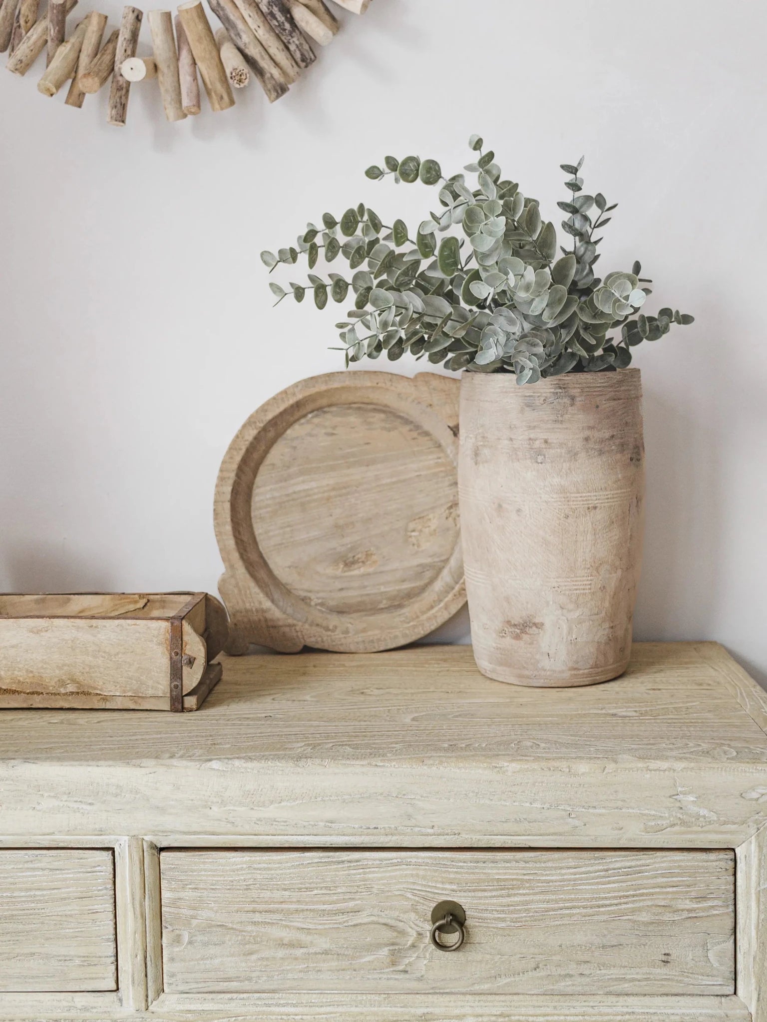 Vintage Indian Milk Pots | Natural - Wander & Wild Home
