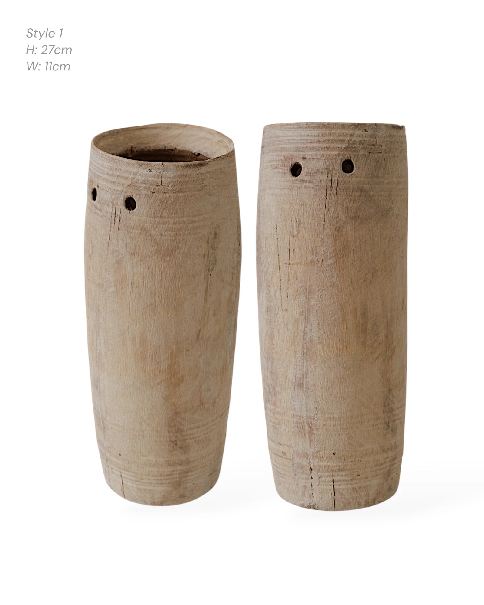 Vintage Indian Milk Pots | Natural - Wander & Wild Home