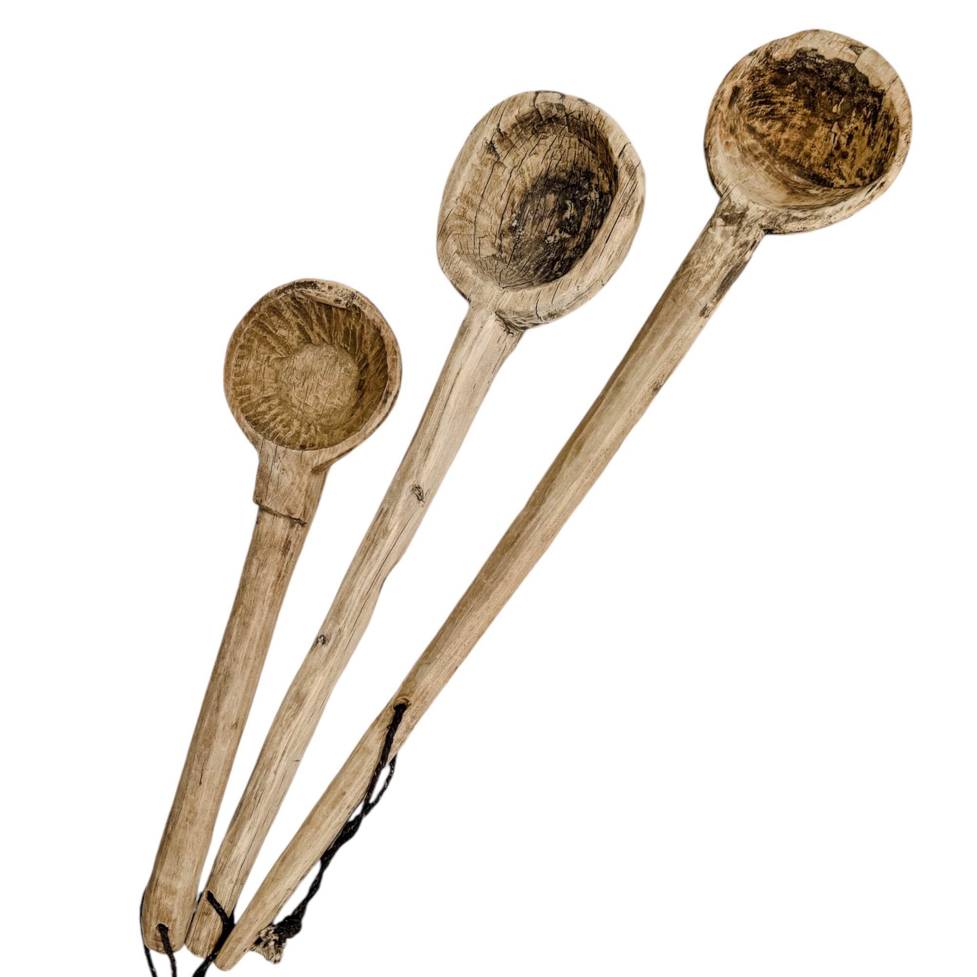 Vintage Indian Teak Spoon - Wander & Wild Home