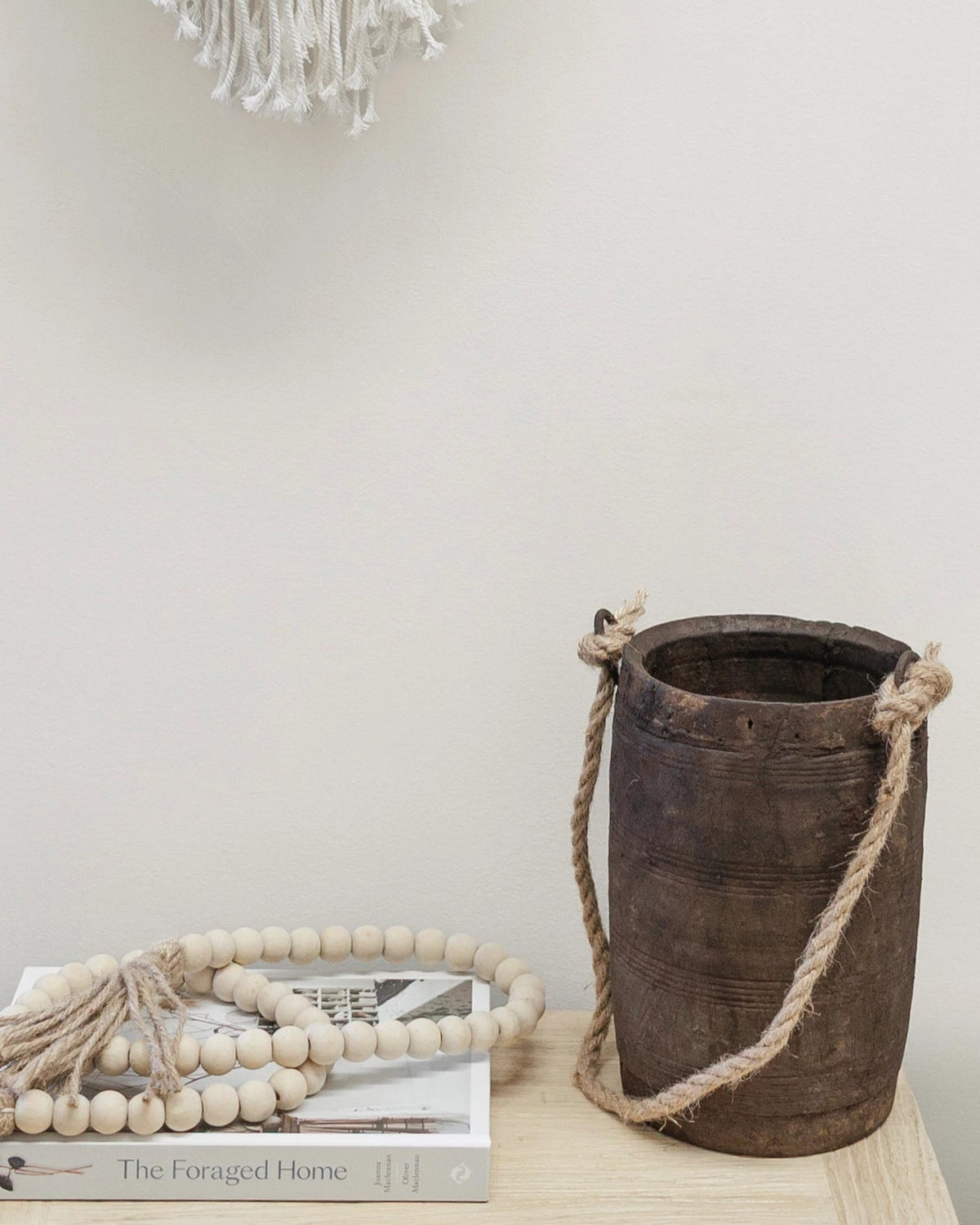 Vintage Indian Village Water Pot | Dark - Wander & Wild Home