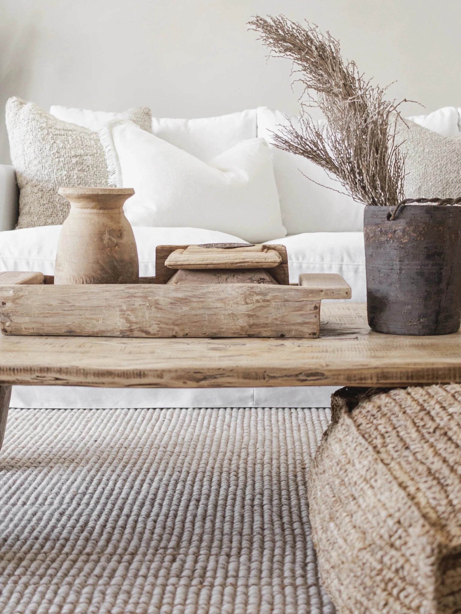 Vintage Indian Village Water Pot | Dark - Wander & Wild Home
