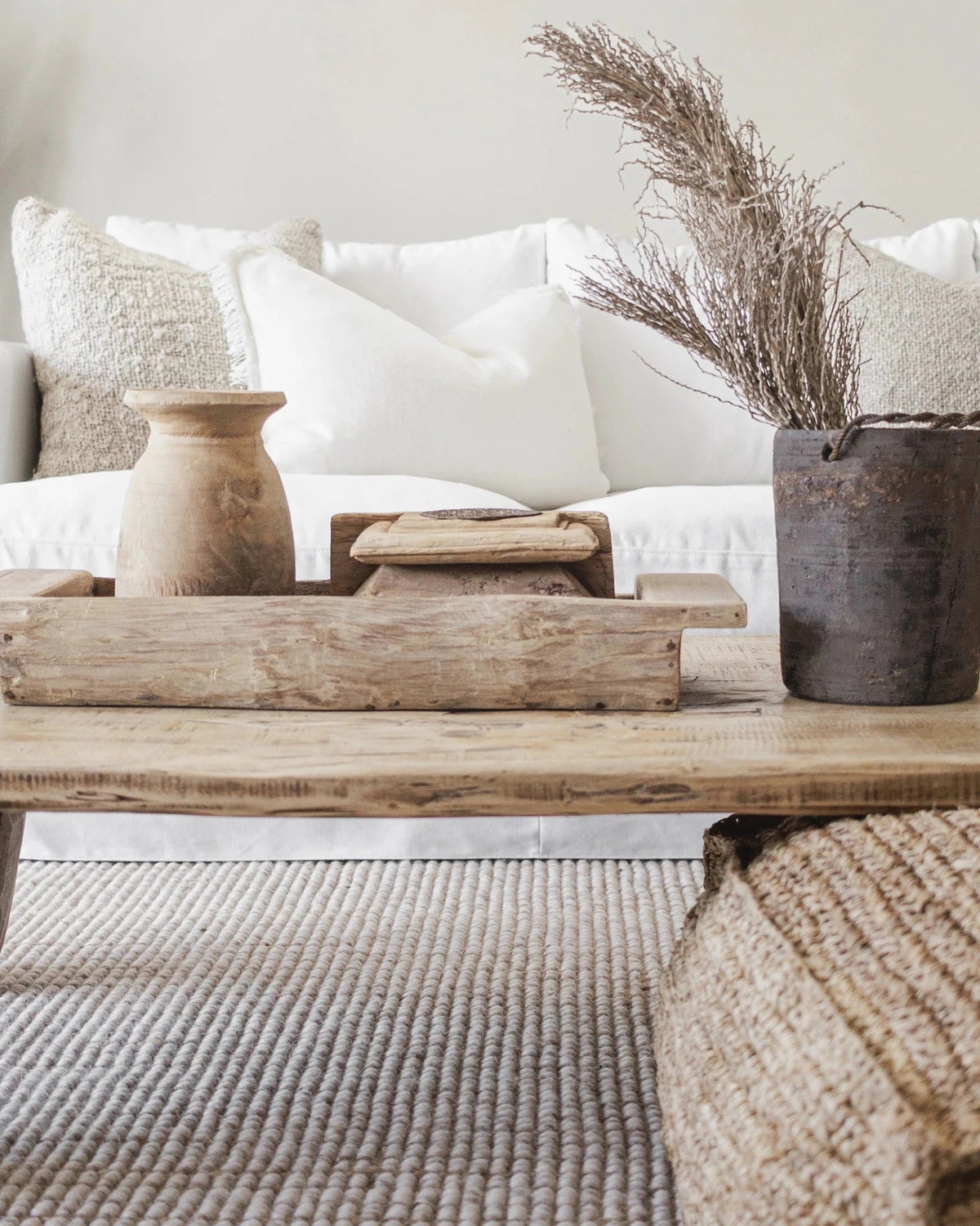 Vintage Indian Village Water Pot | Dark - Wander & Wild Home
