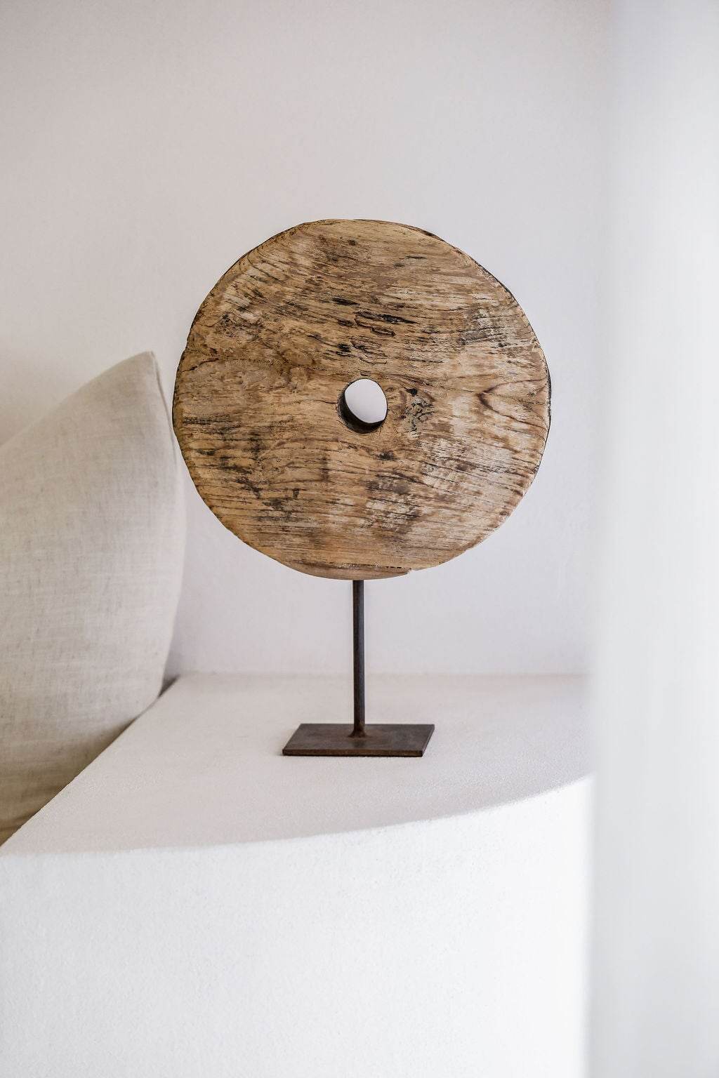 Vintage Indian Wheel on stand -Various - Wander & Wild Home