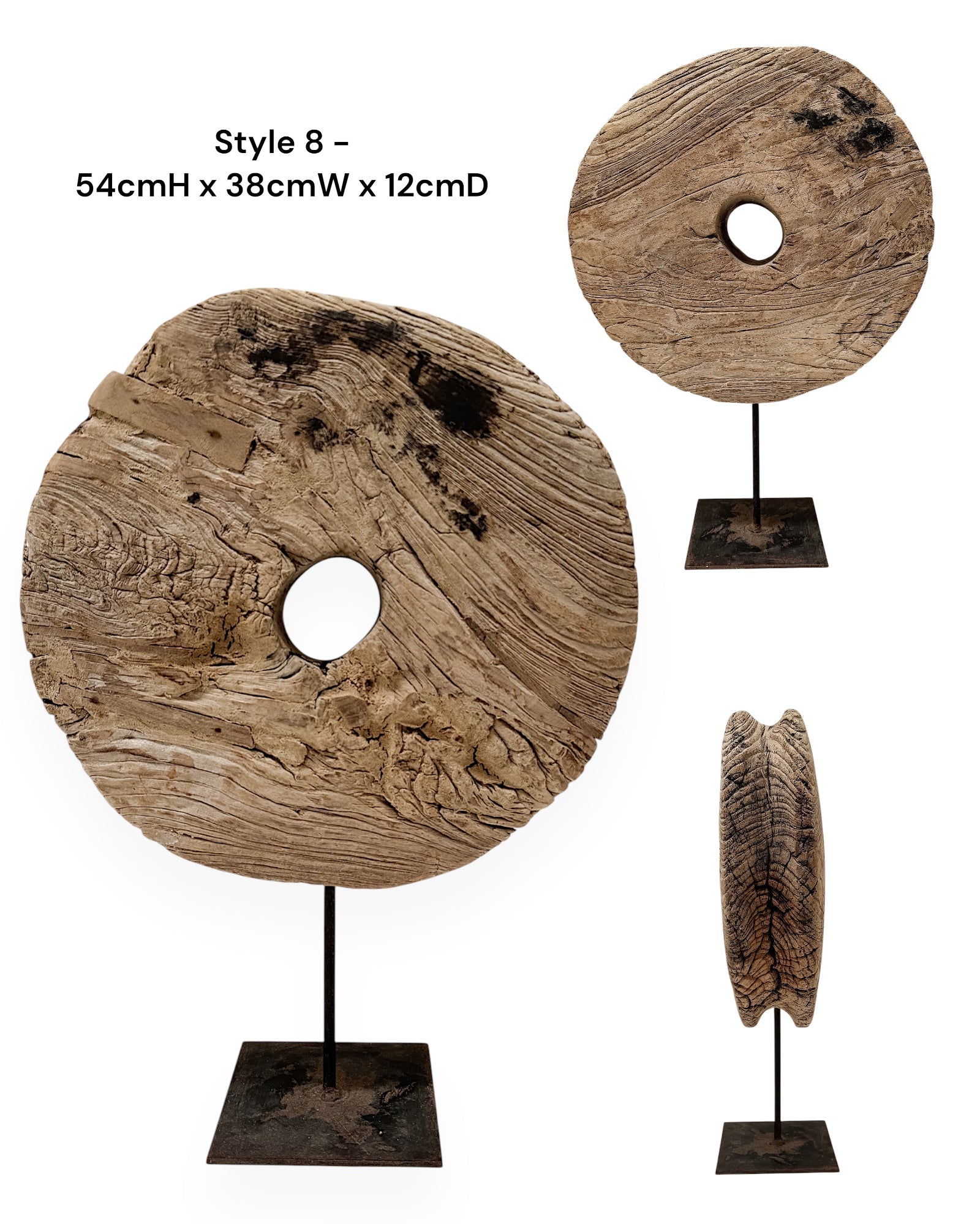 Vintage Indian Wheel on stand - Various - Wander & Wild Home