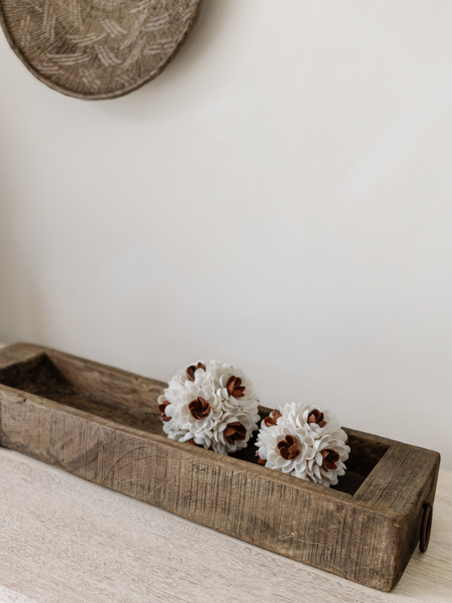 Vintage Indian Wooden Tray - Wabi - Wander & Wild Home