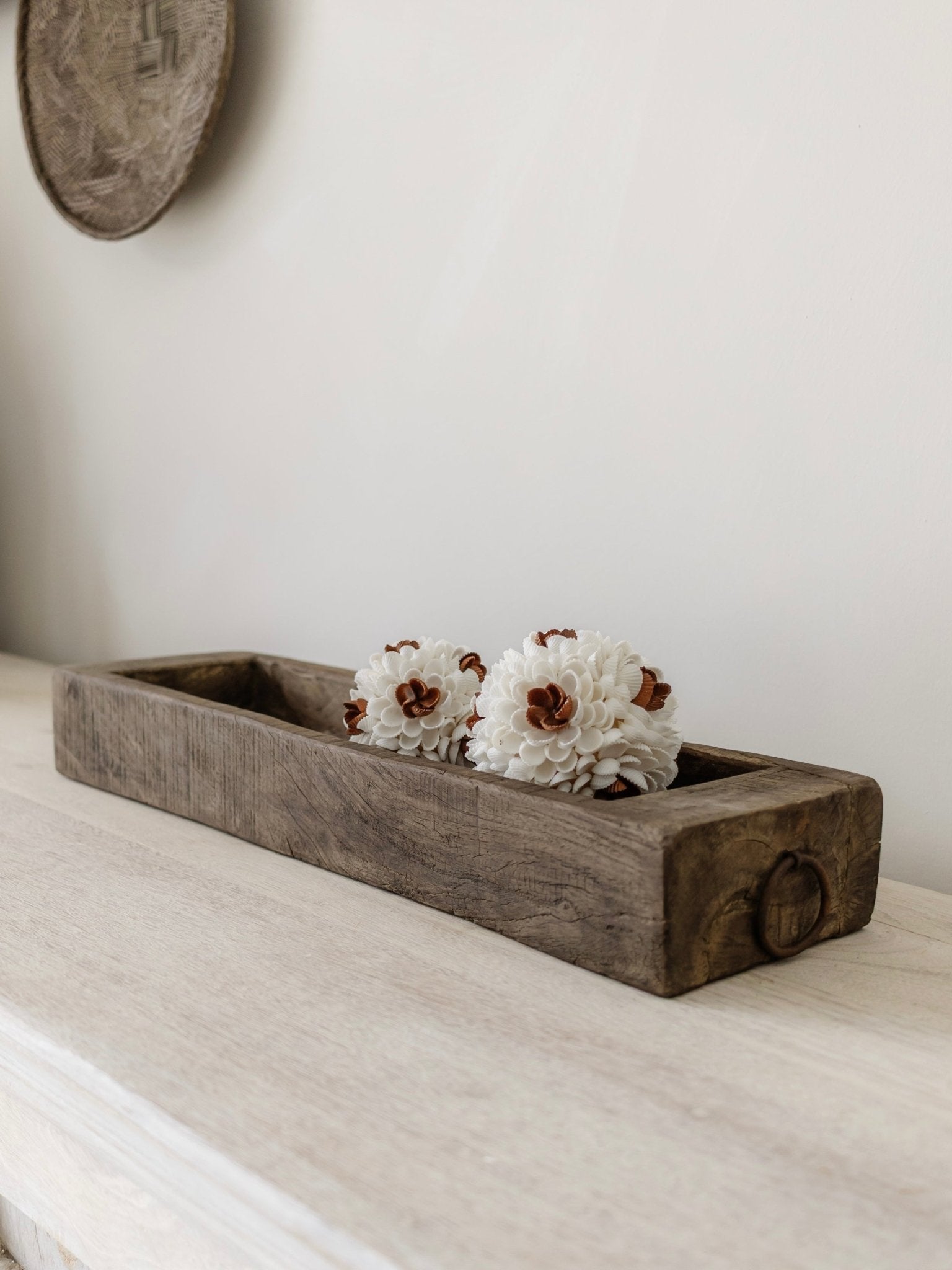 Vintage Indian Wooden Tray - Wabi - Wander & Wild Home