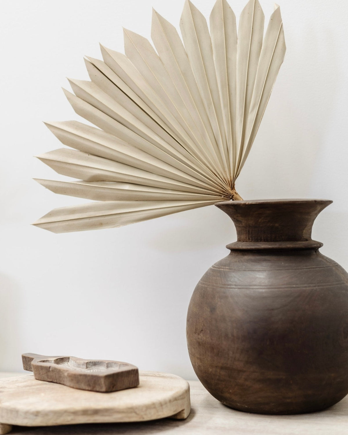 Vintage Matka Wooden Pot - Wabi - Wander & Wild Home